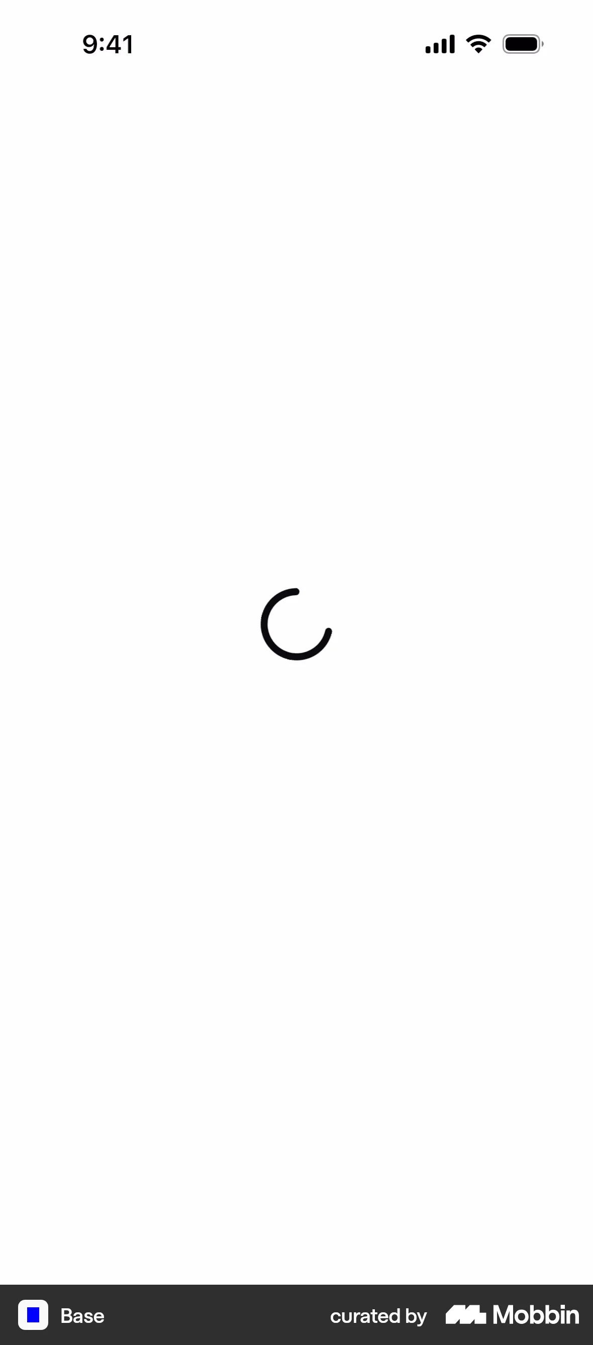 Base Onboarding screen
