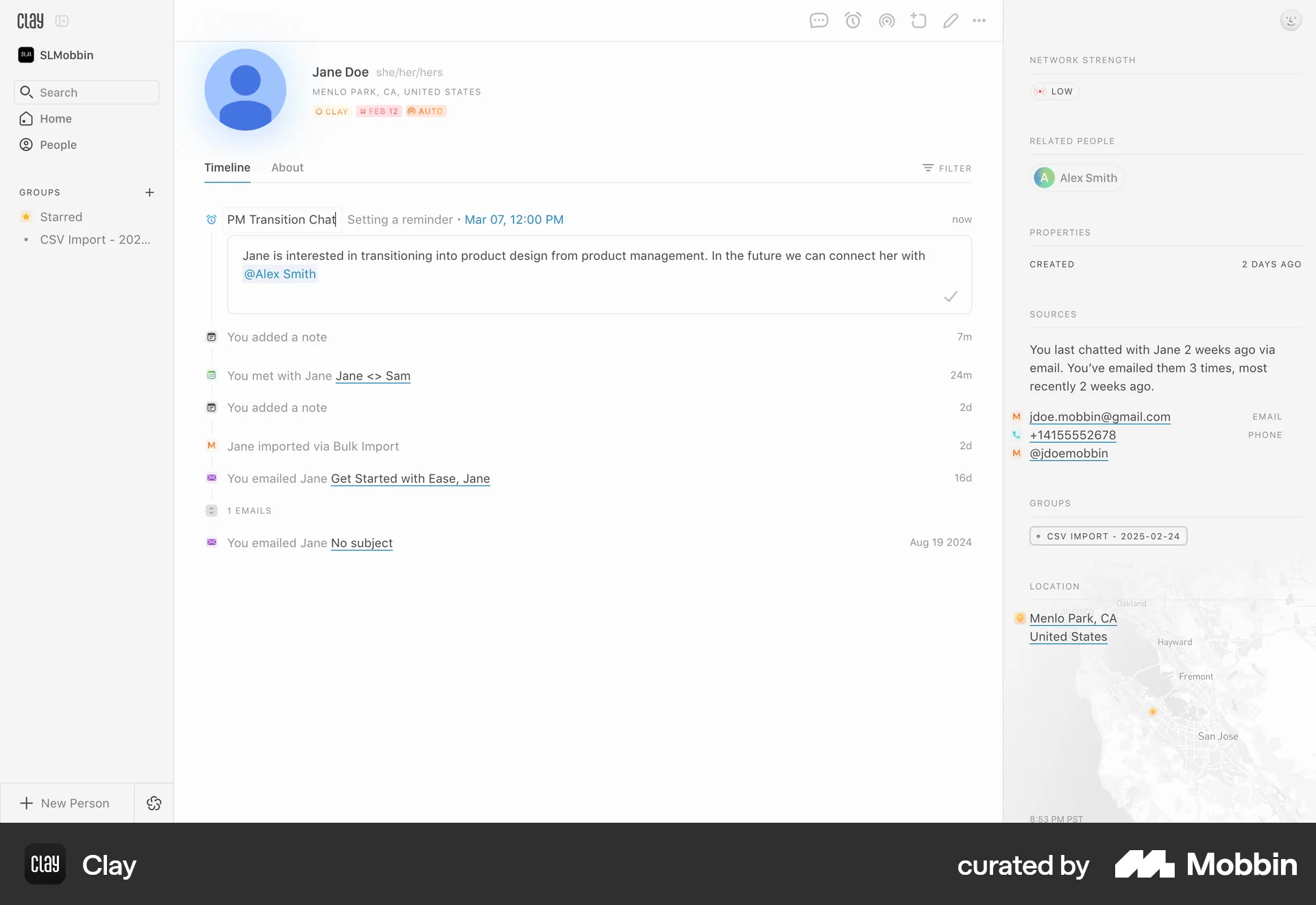 Clay Web screen containing Editable Text UI element