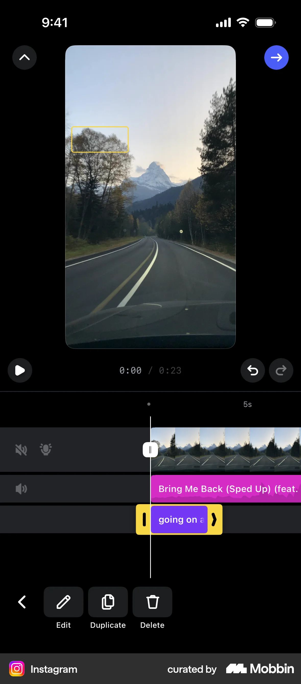 Instagram iOS Timeline & History screen