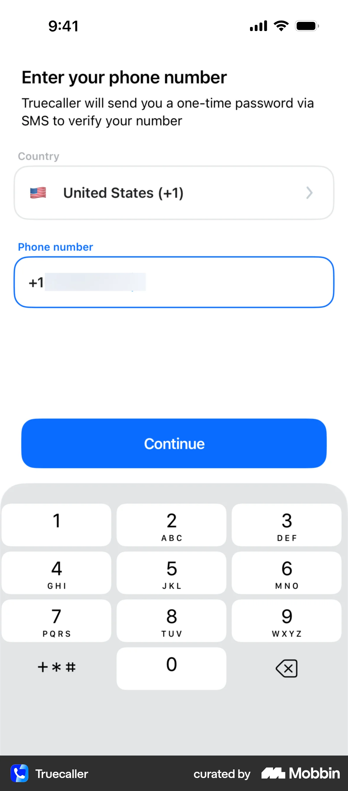 Truecaller Onboarding screen