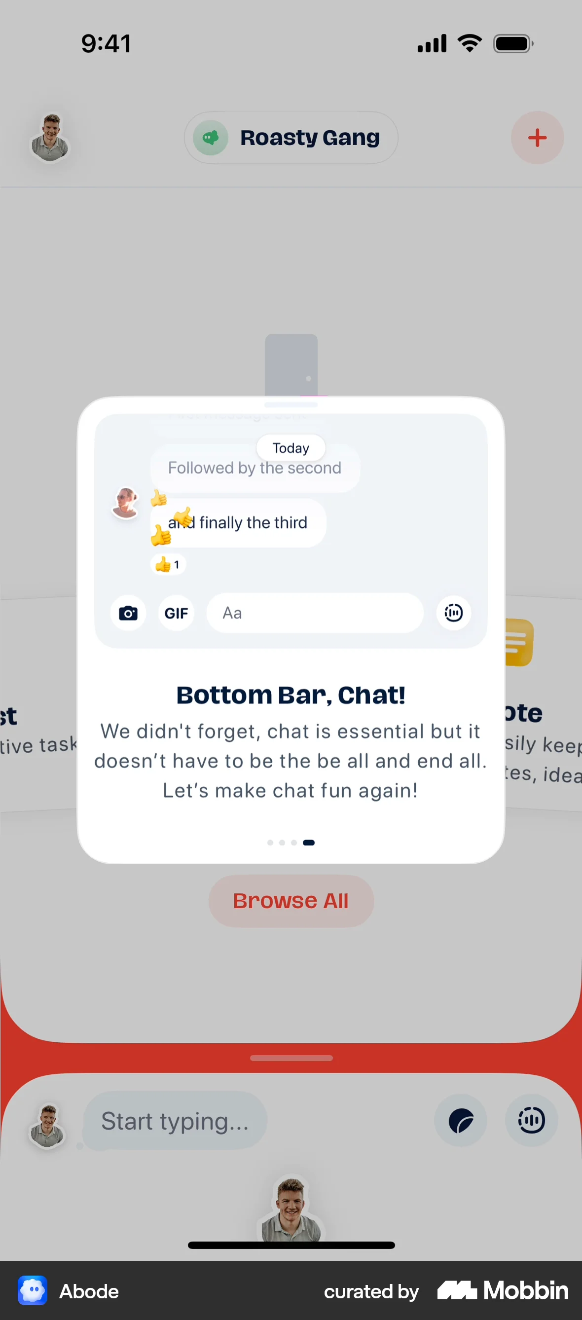 Abode iOS Feature Info screen