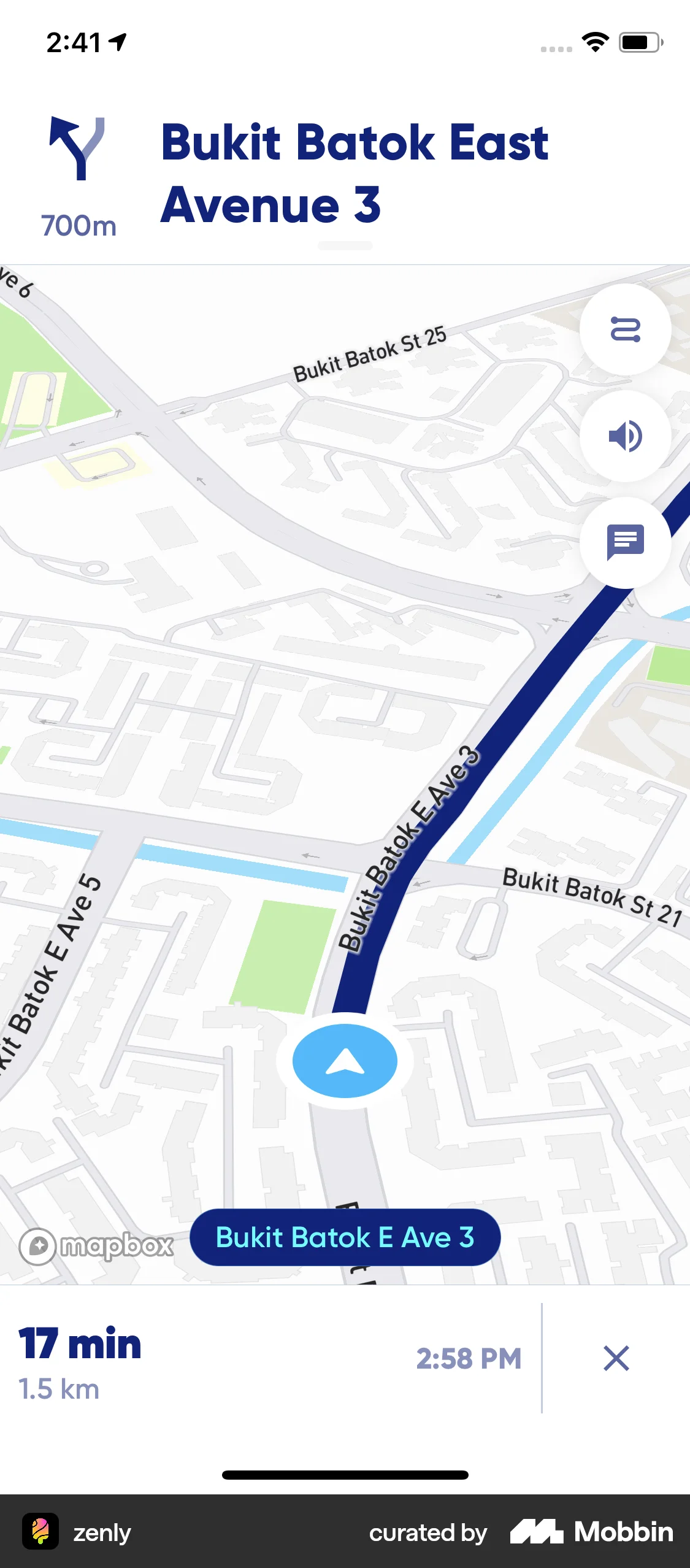 zenly iOS Map screen