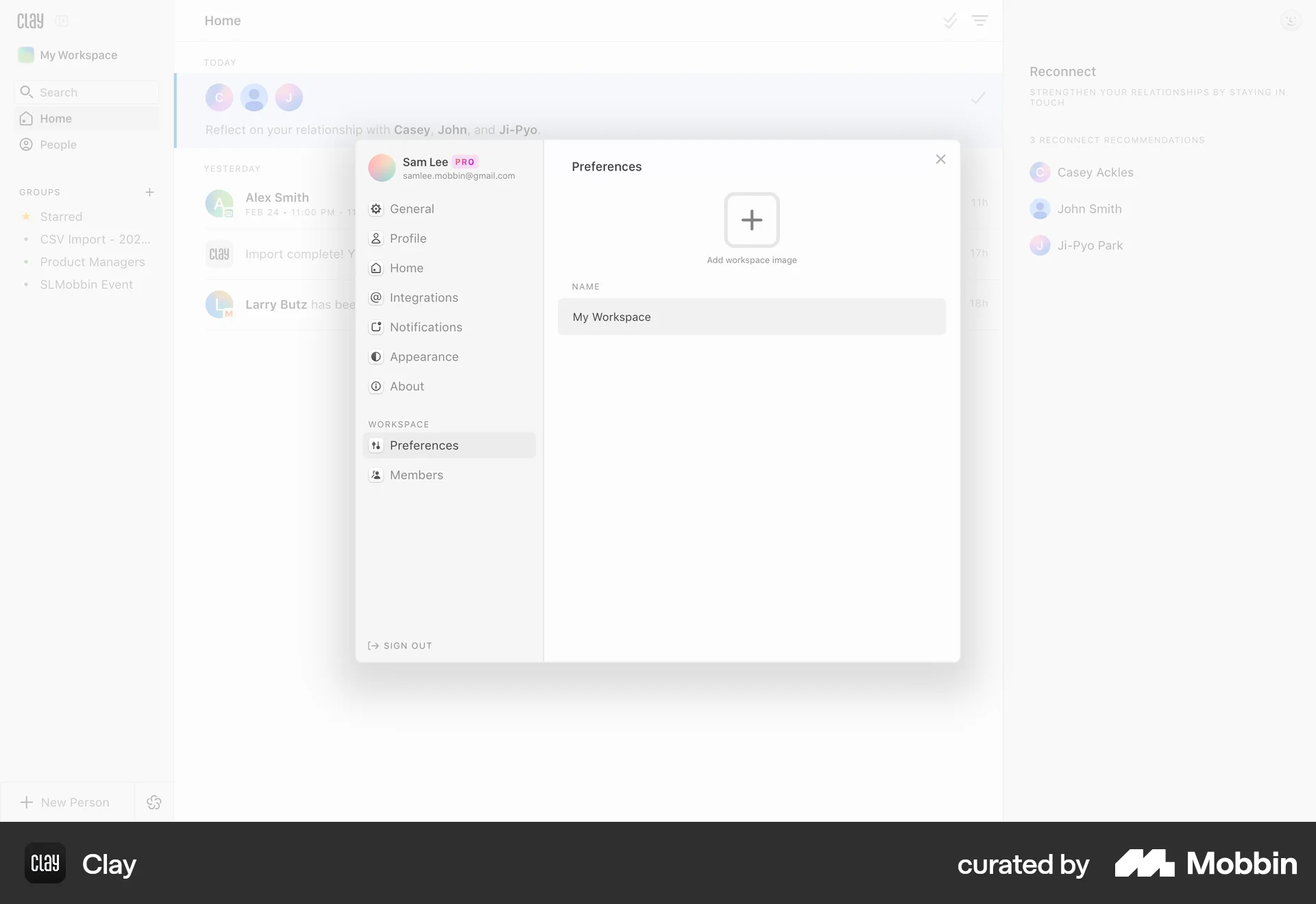 Clay Web screen containing File Upload UI element