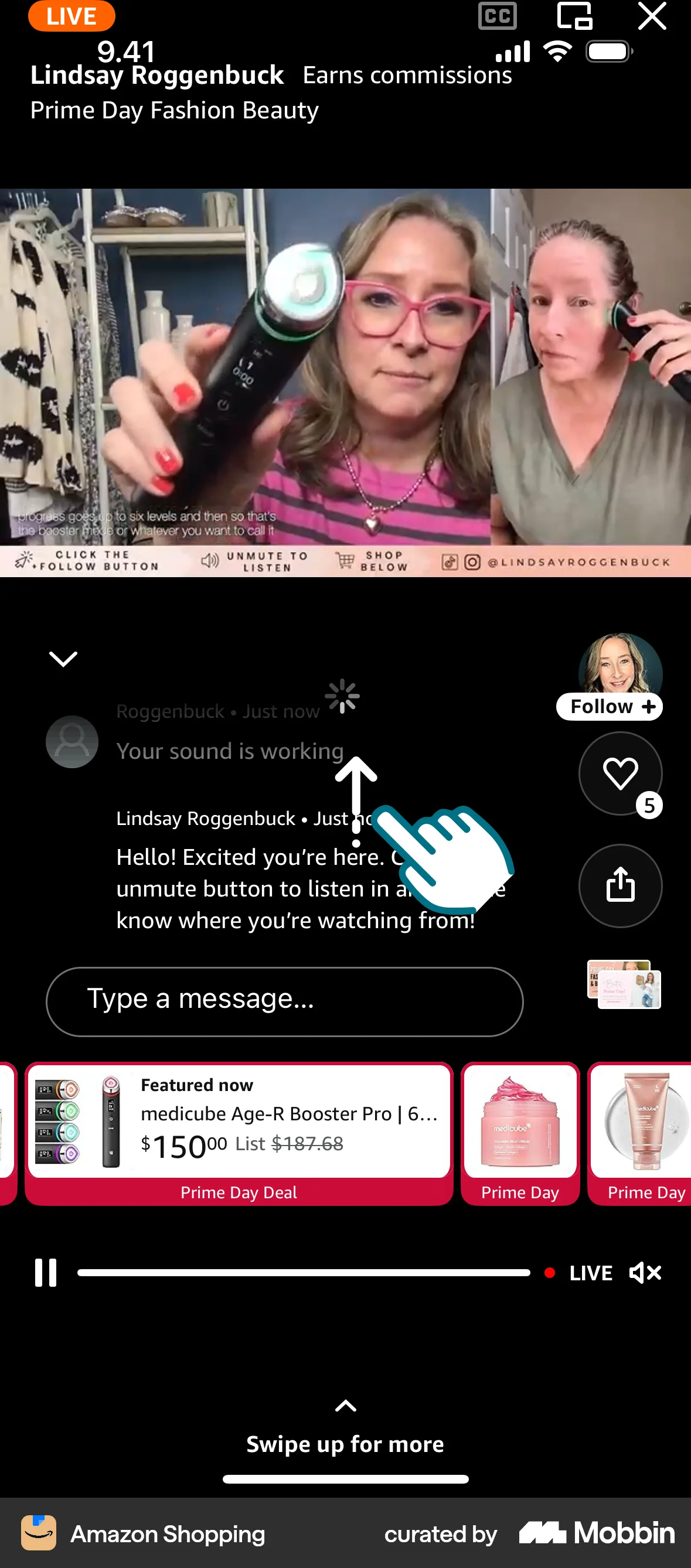 Amazon Shopping screen
