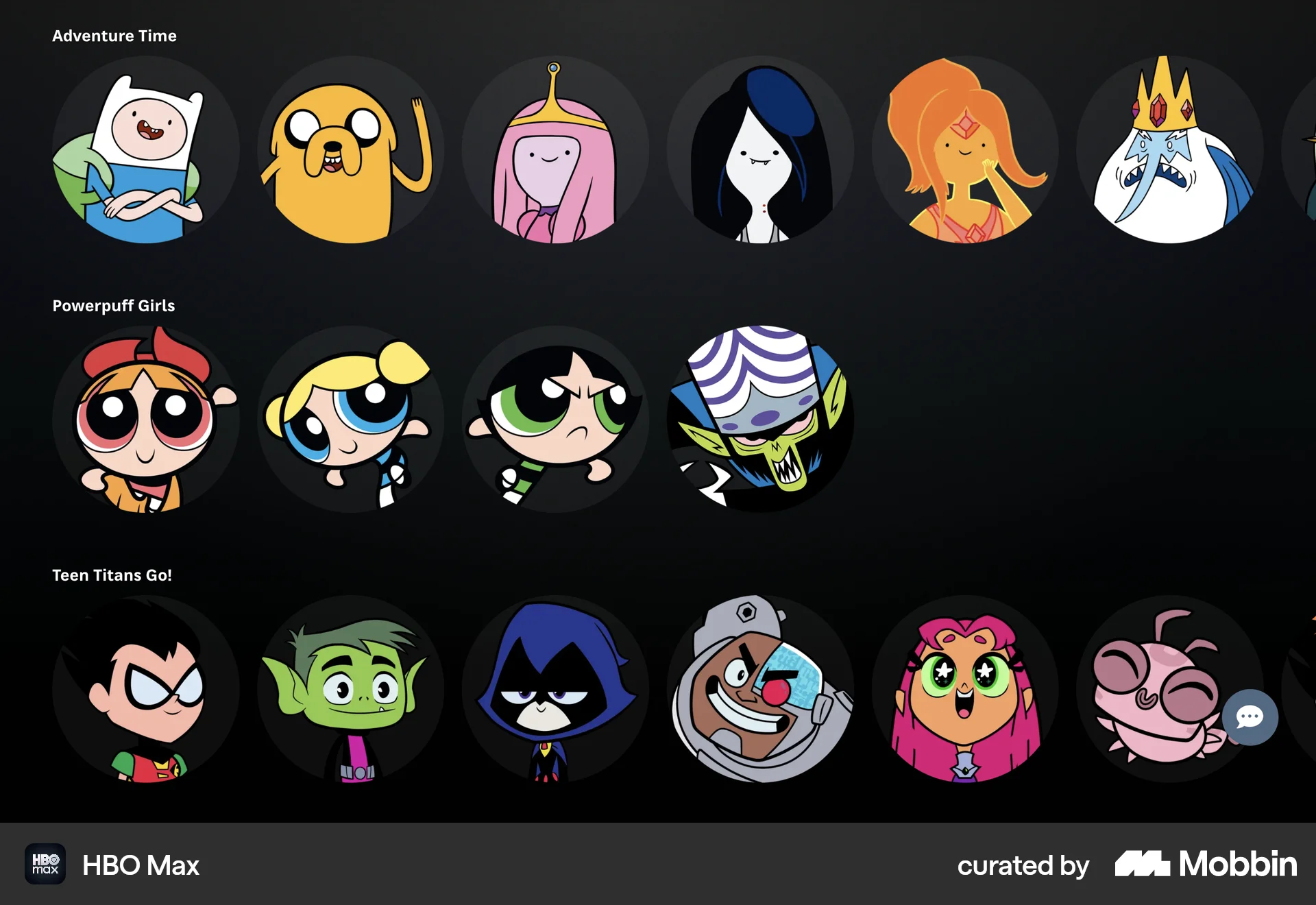 HBO Max Web Entertainment App screen