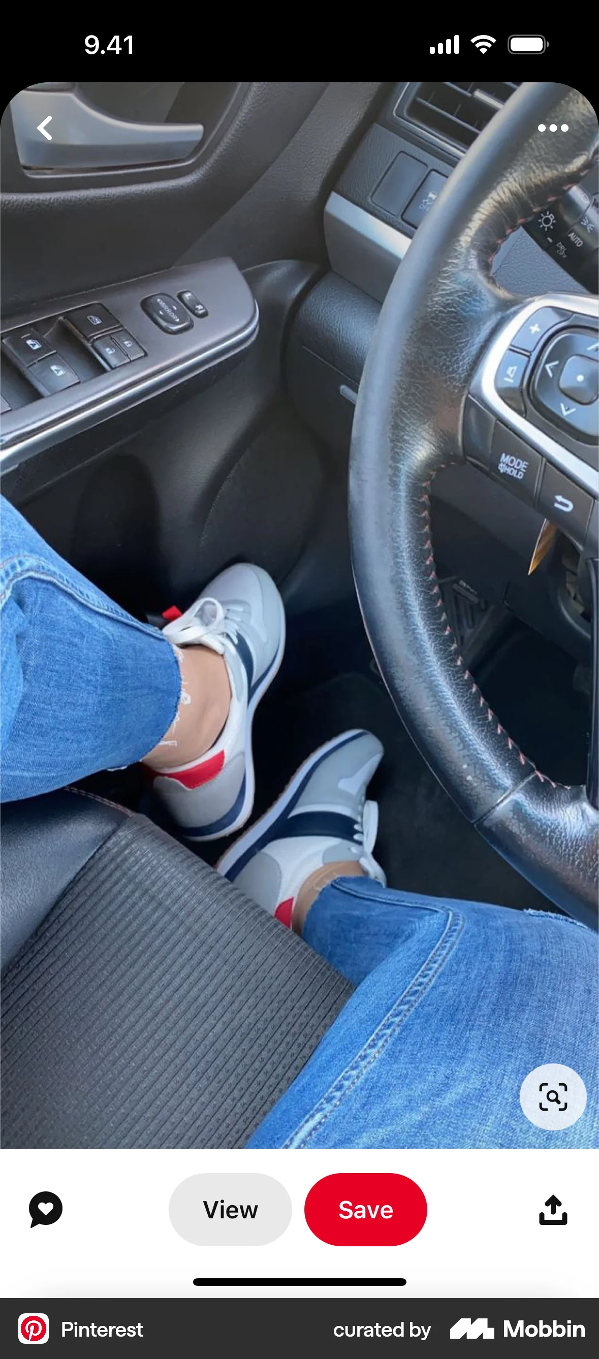 Pinterest iOS Post Detail screen