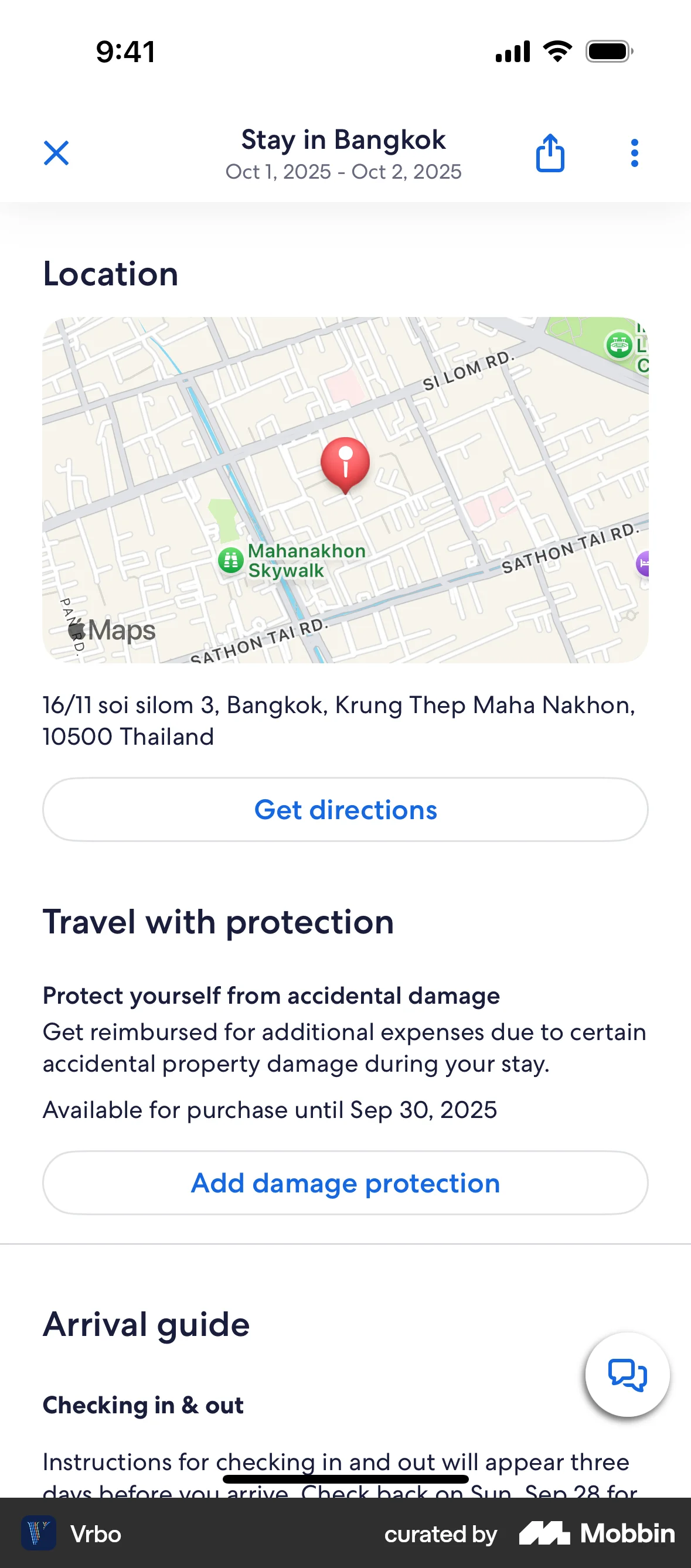 Vrbo iOS Real Estate App screen