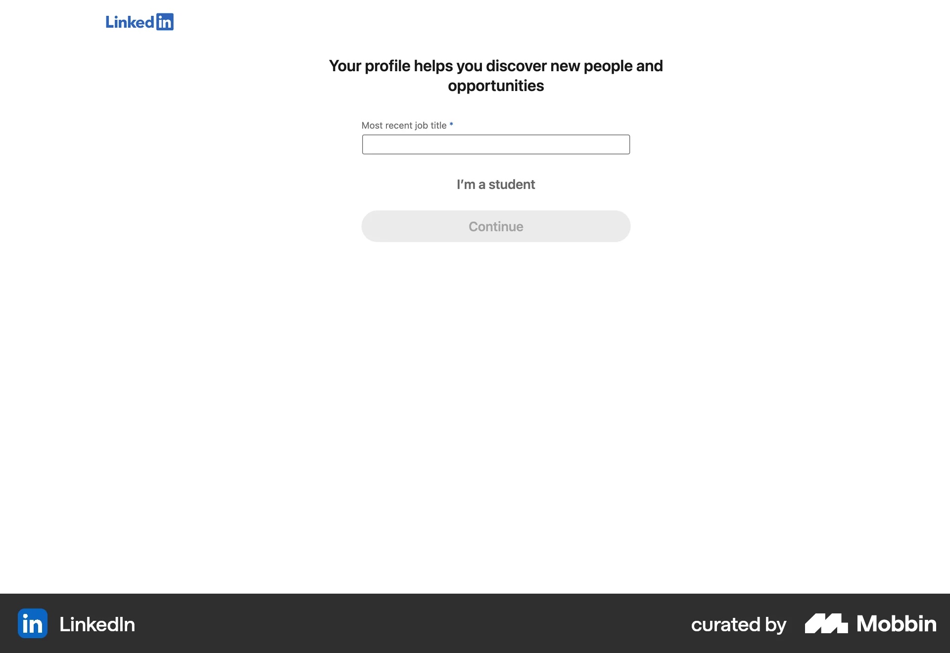LinkedIn Web Jobs & Recruitment App screen