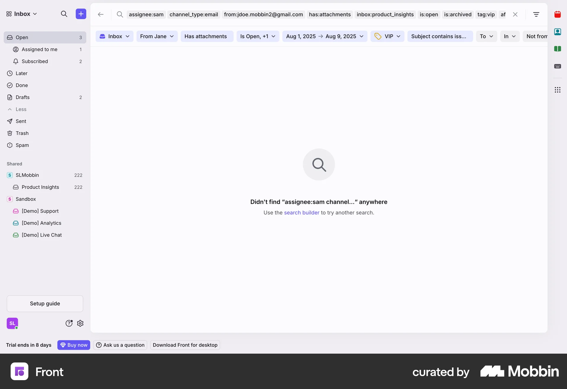Front Web screen containing Carousel UI element