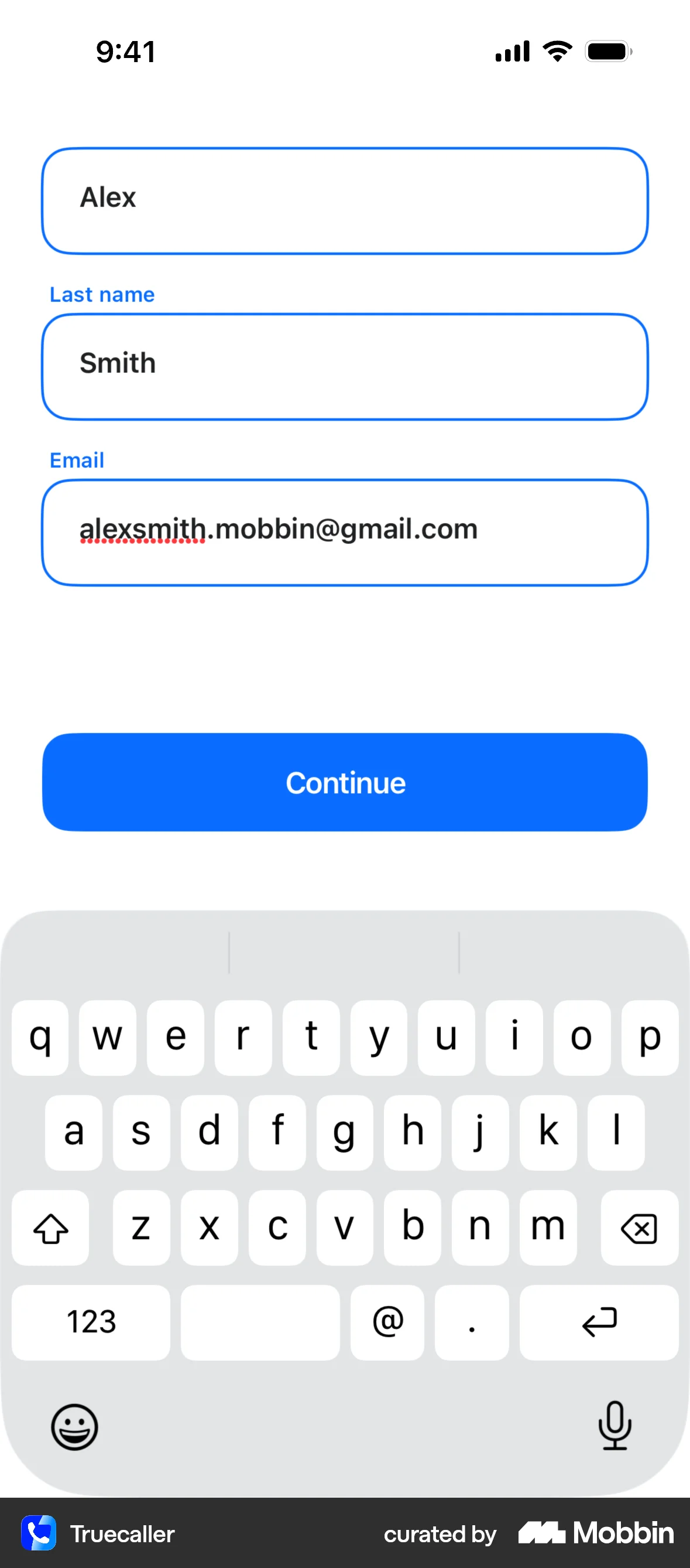 Truecaller Onboarding screen
