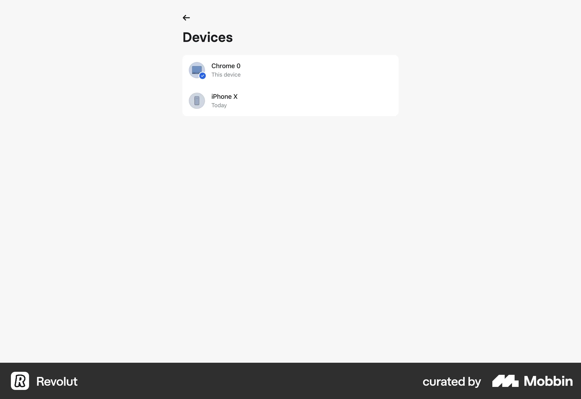 Revolut Web Other Content screen
