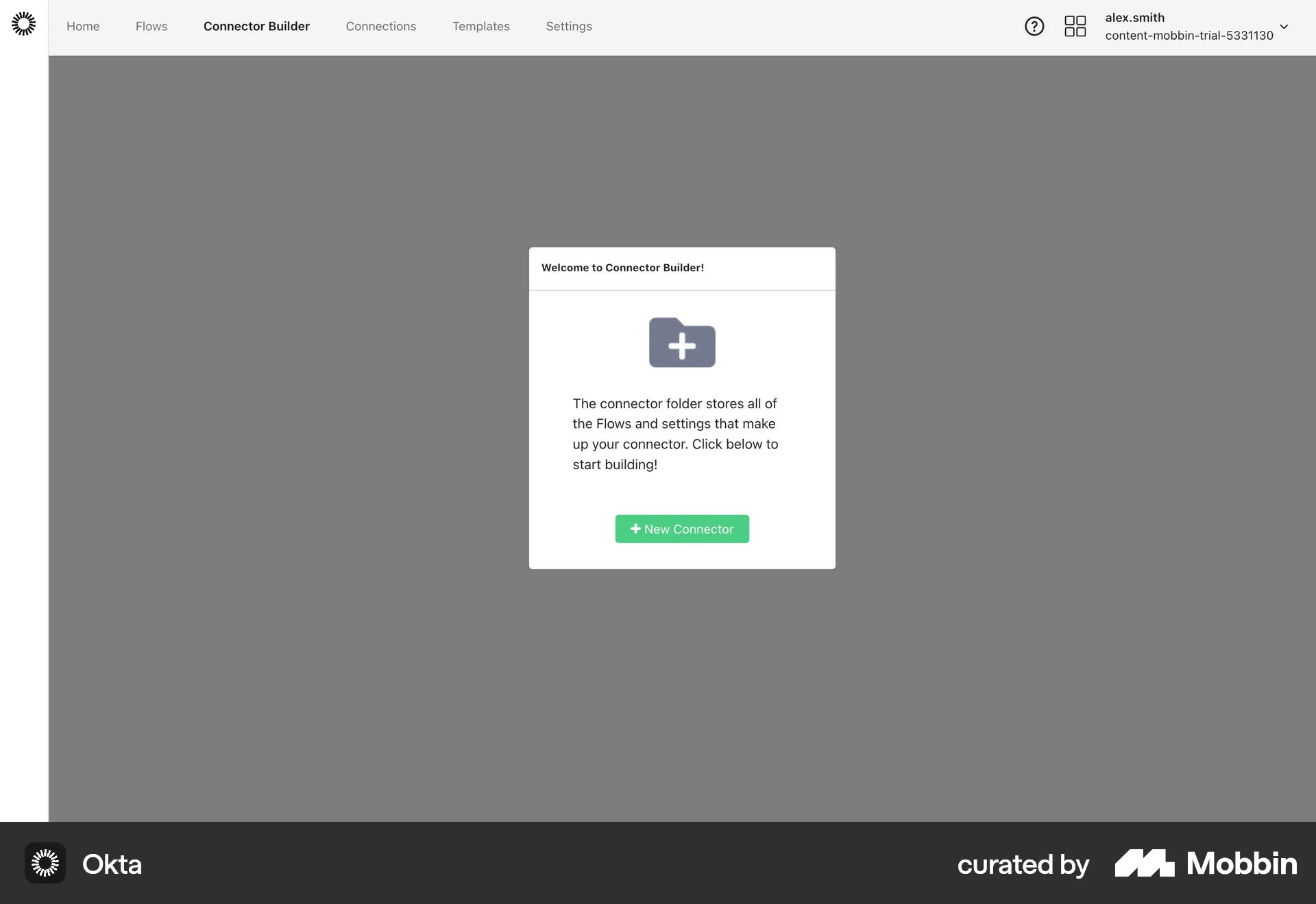 Okta Web Feature Info screen