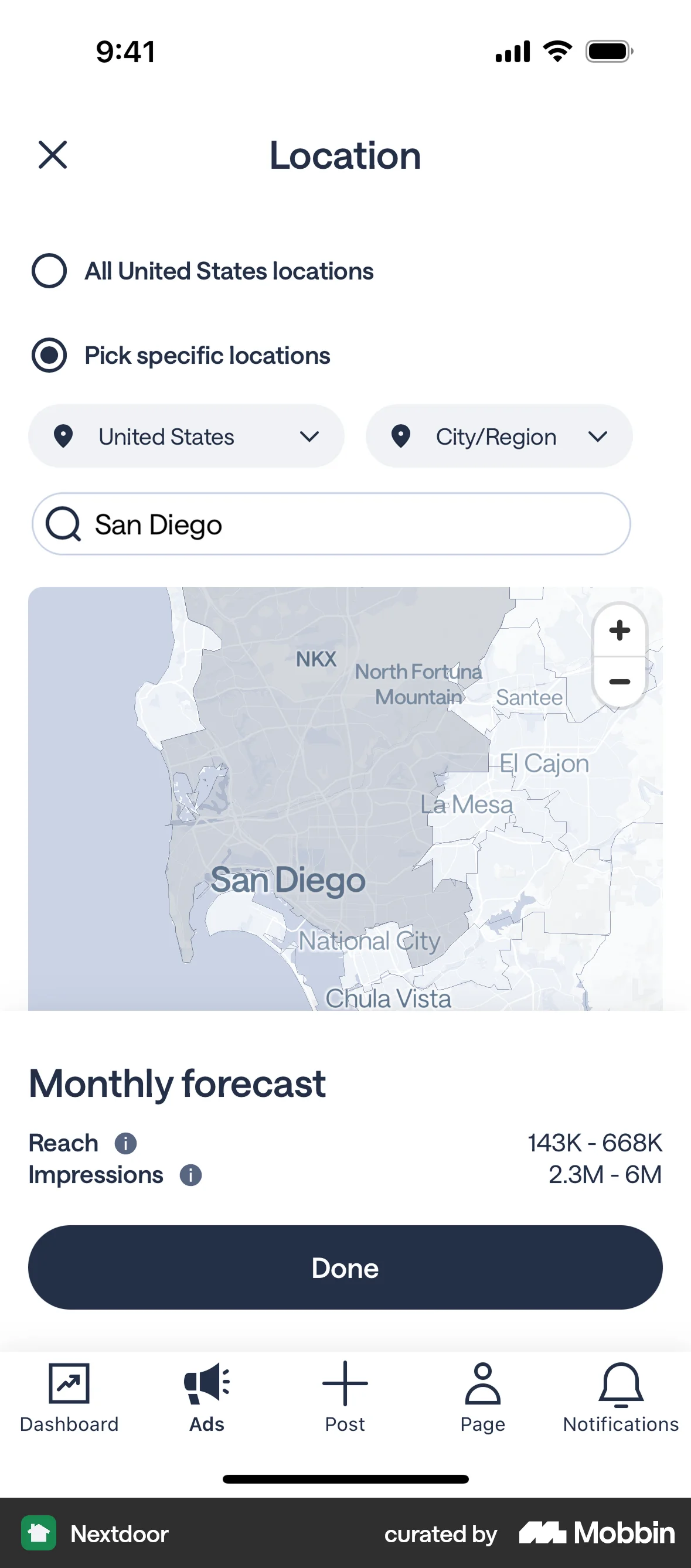Nextdoor iOS Search screen