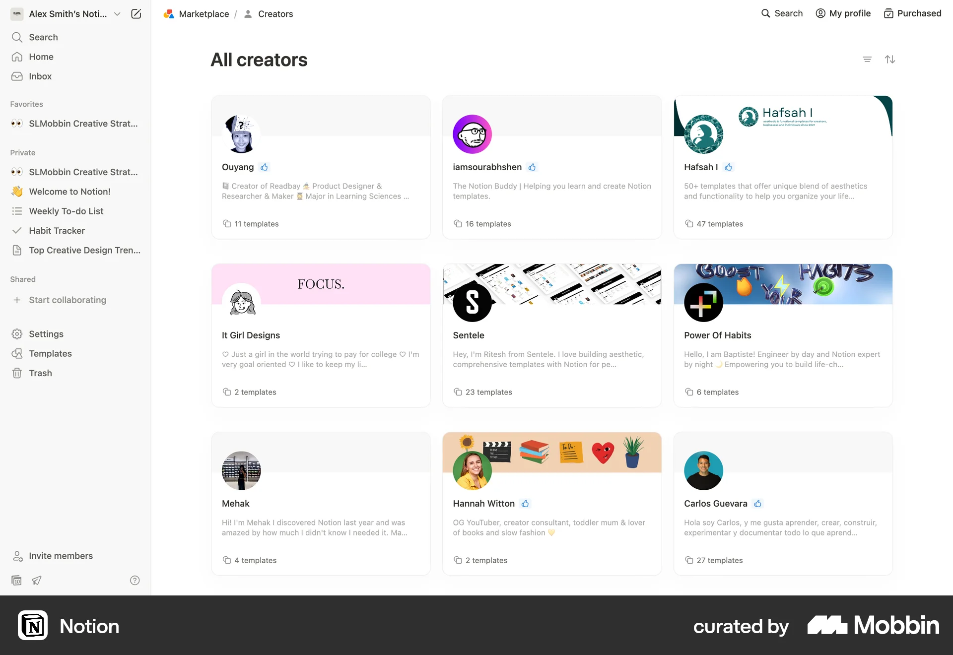 Notion Web screen containing Badge UI element