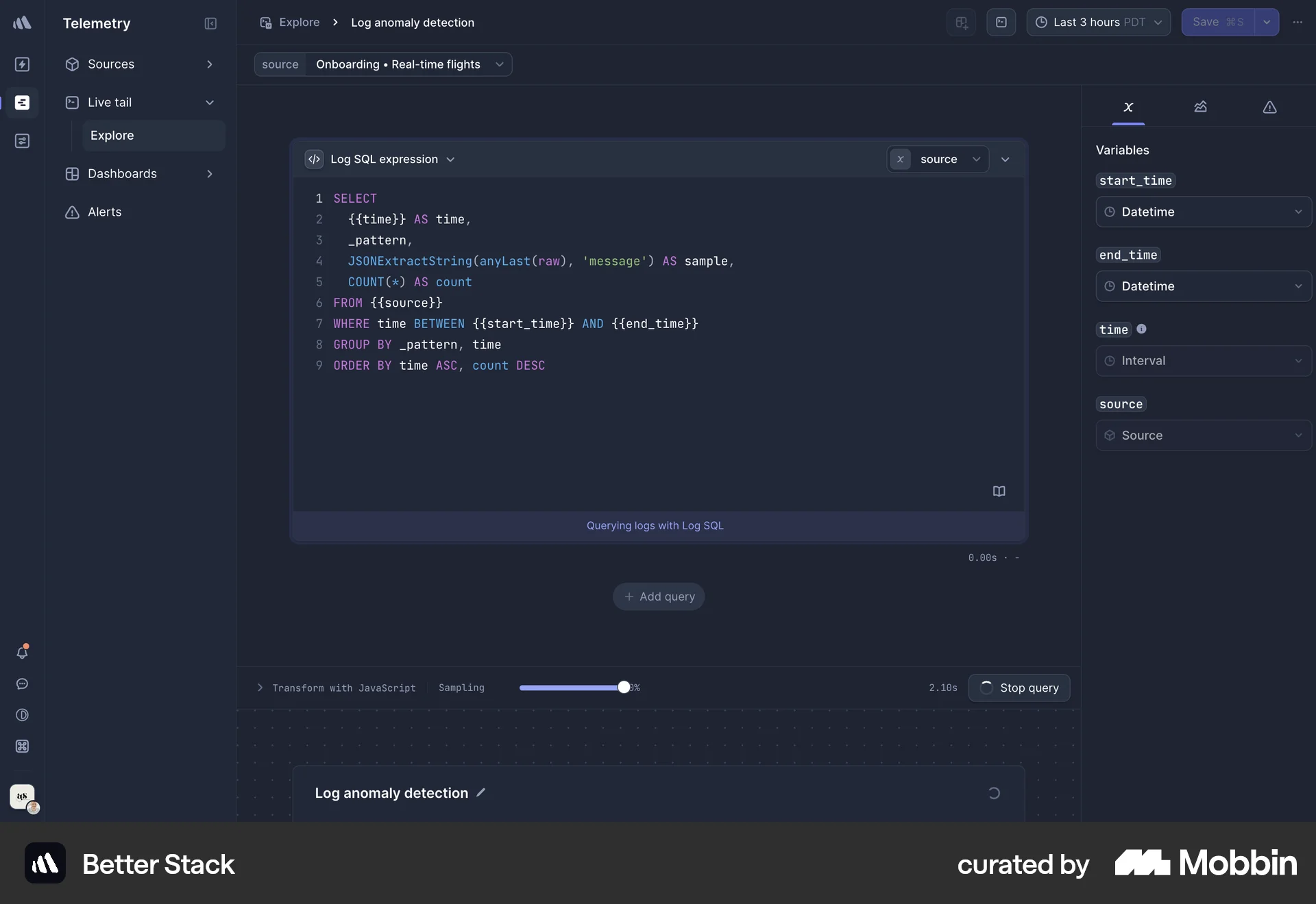 Better Stack Web screen containing Loading Indicator UI element
