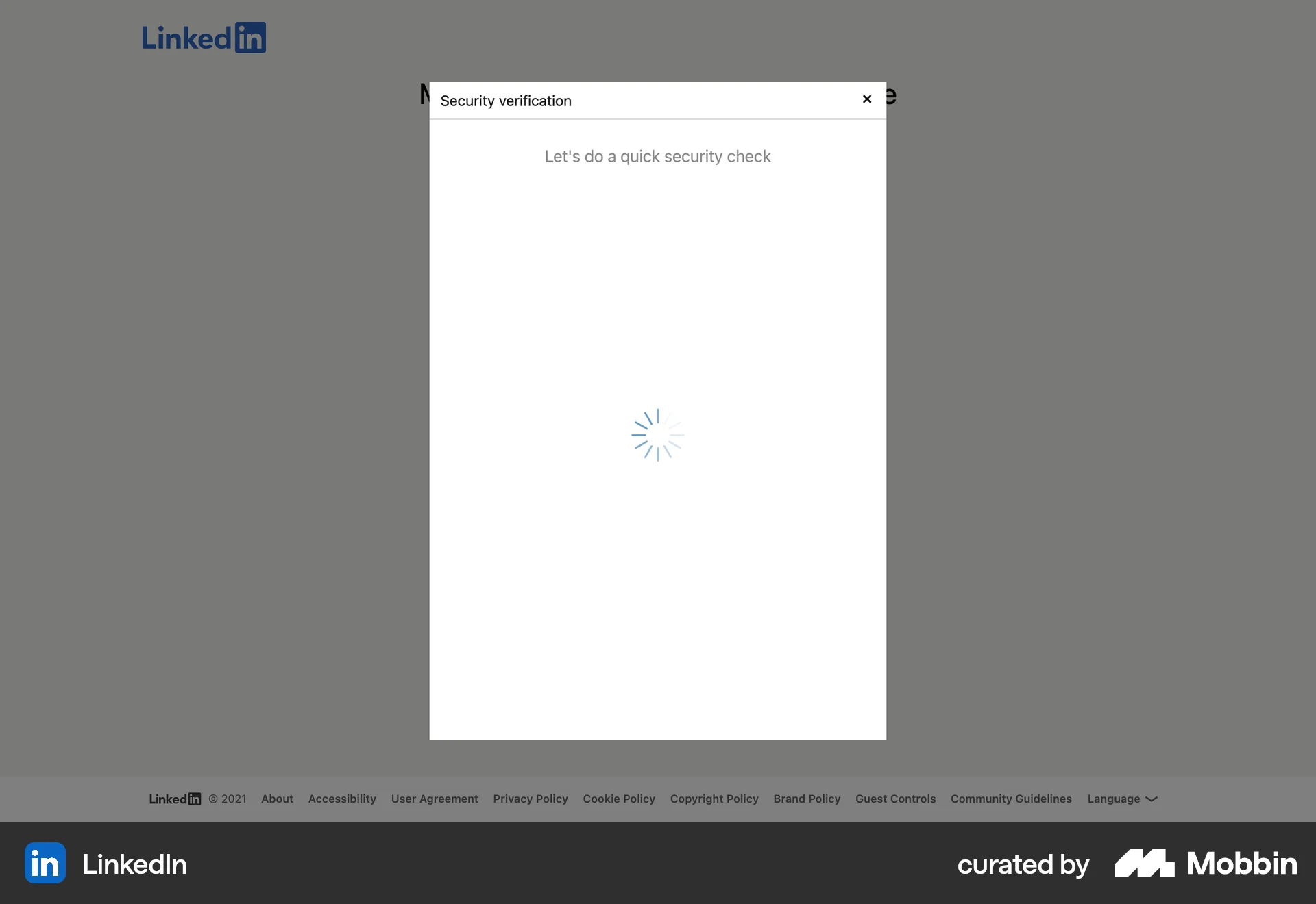LinkedIn Web Jobs & Recruitment App screen