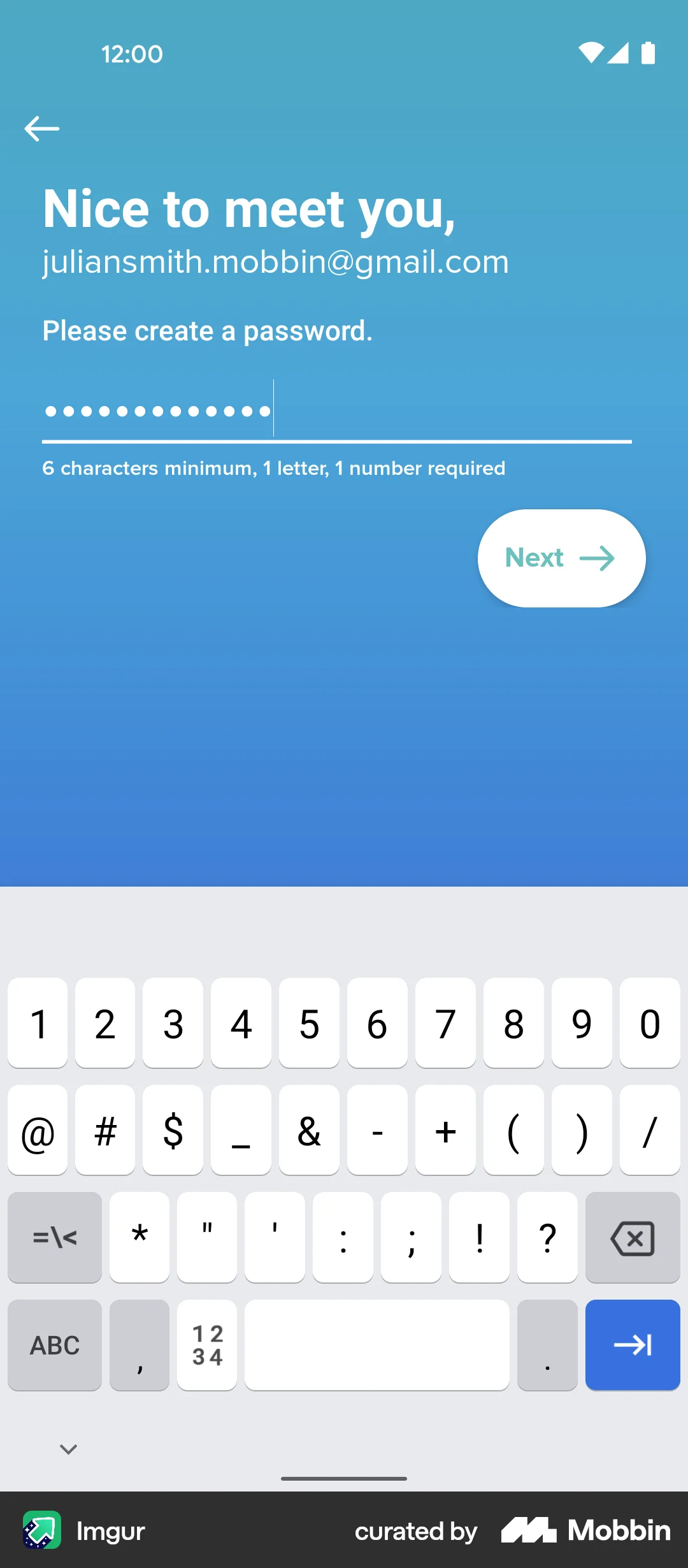 Imgur Android Photo & Video App screen