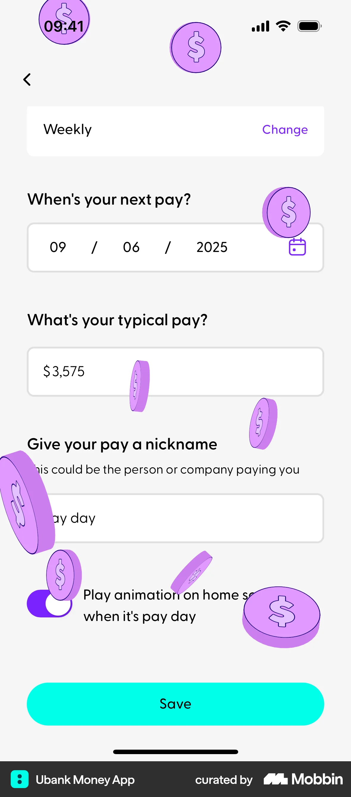 Ubank Money App iOS Acknowledgement & Success screen