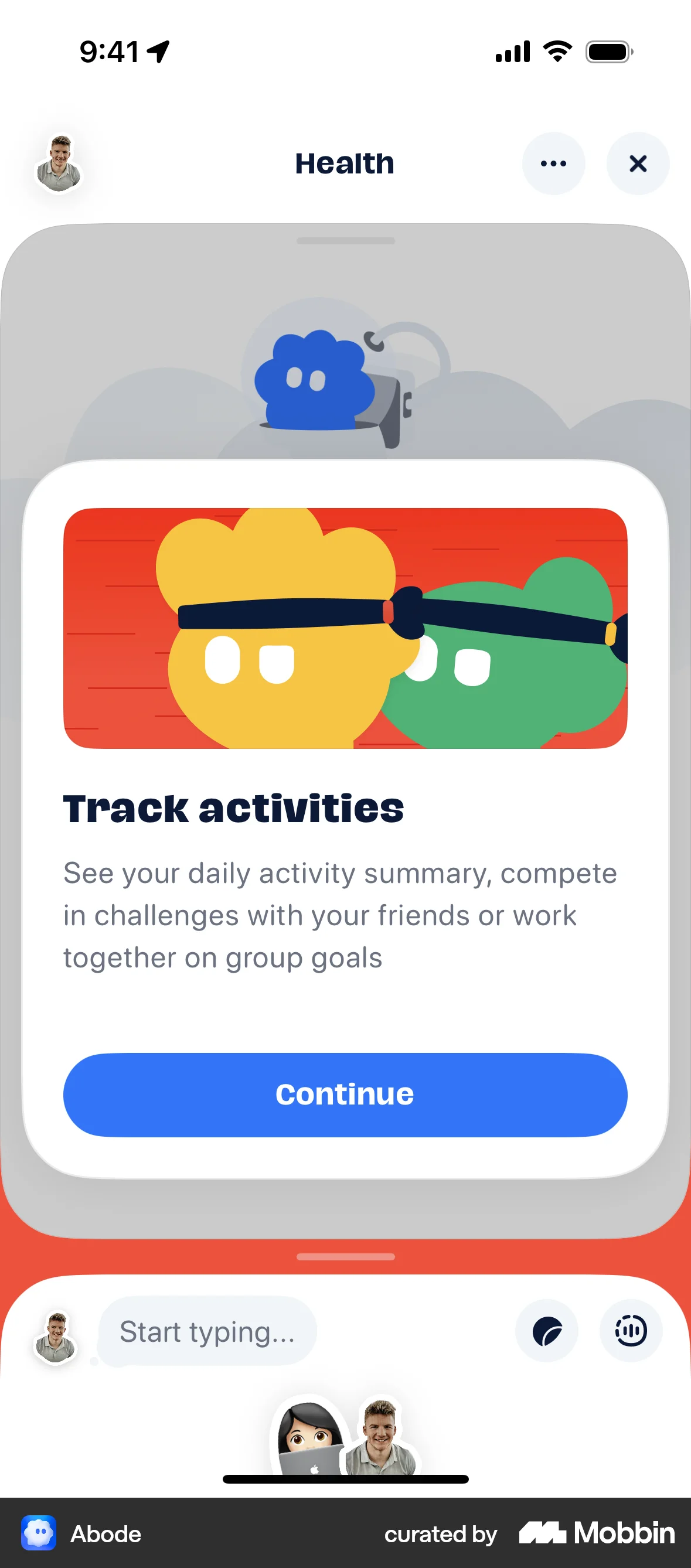 Abode iOS Feature Info screen