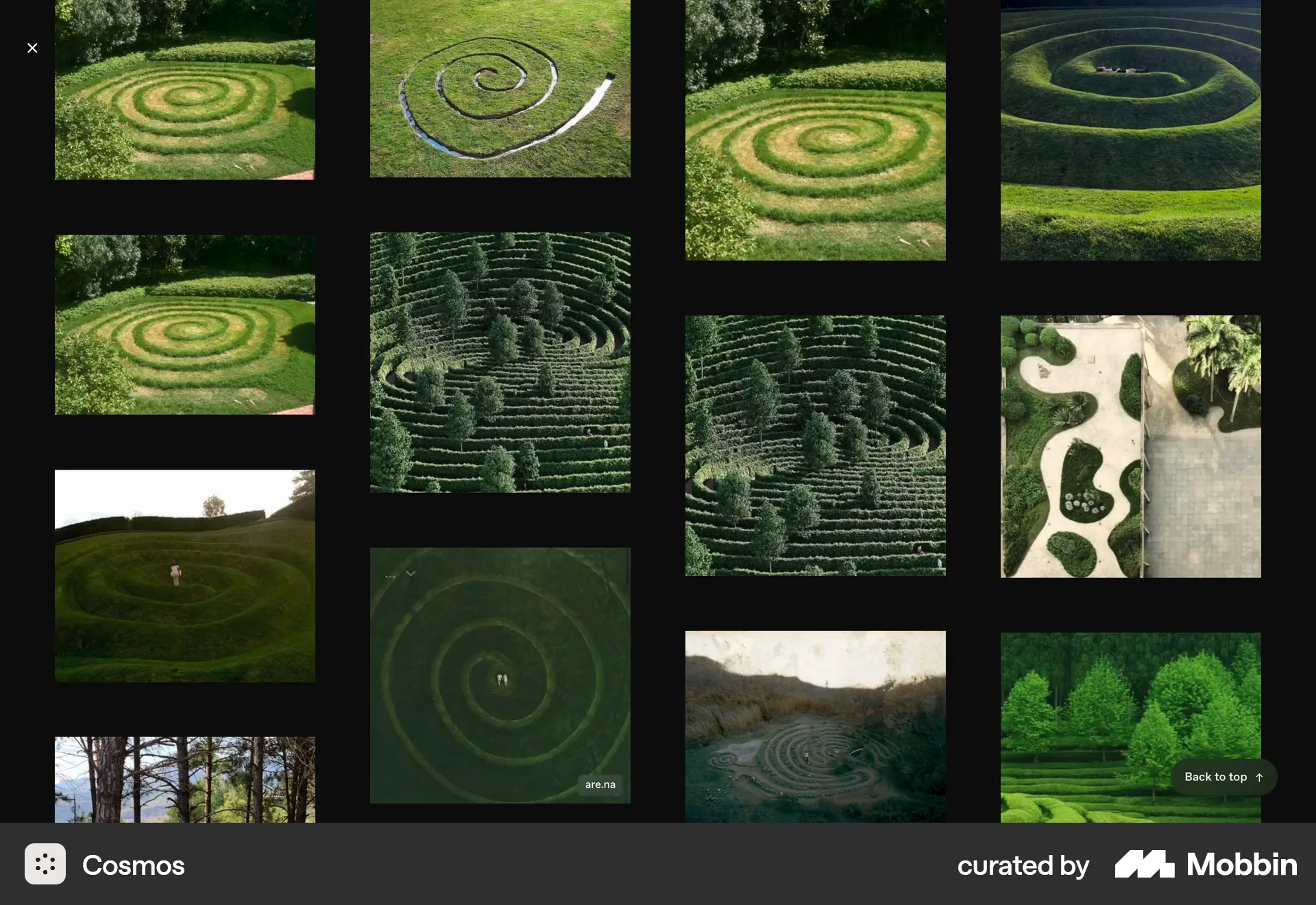 Cosmos Web Suggestions & Similar Items screen