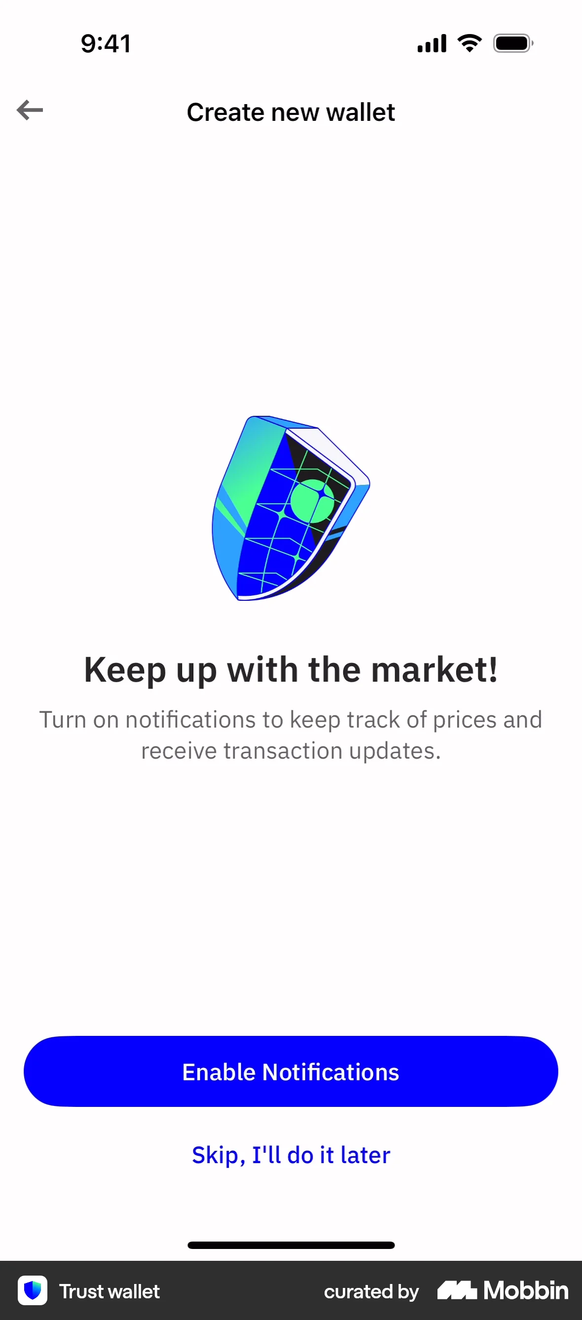 Trust Wallet iOS Crypto & Web3 App screen