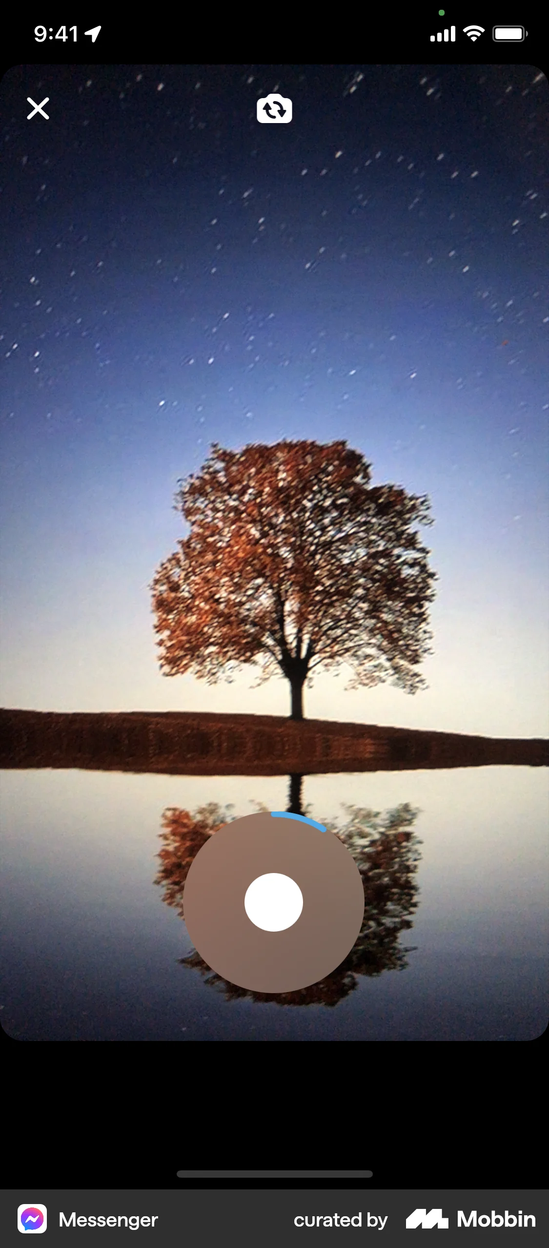 Messenger iOS Audio & Video Recorder screen