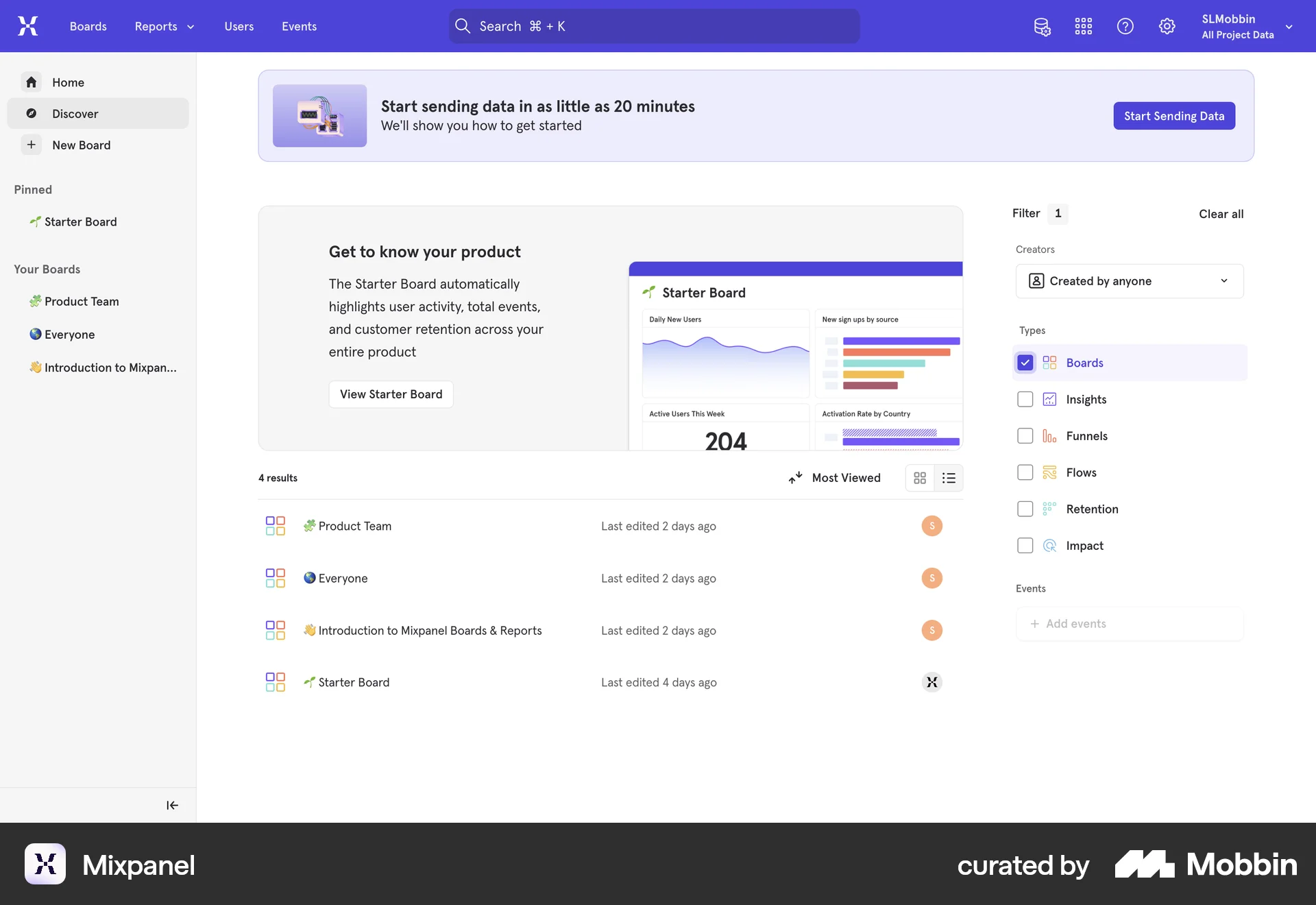 Mixpanel Web Dashboard Mobbin mixpanel-web-dashboard-mobbin