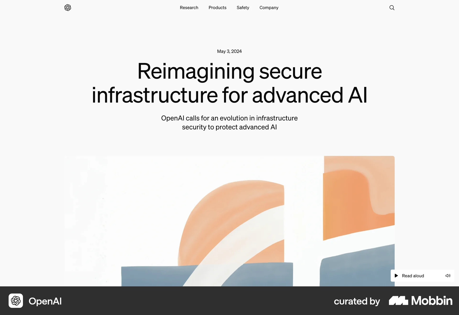 OpenAI Platform Web Audio Player screen