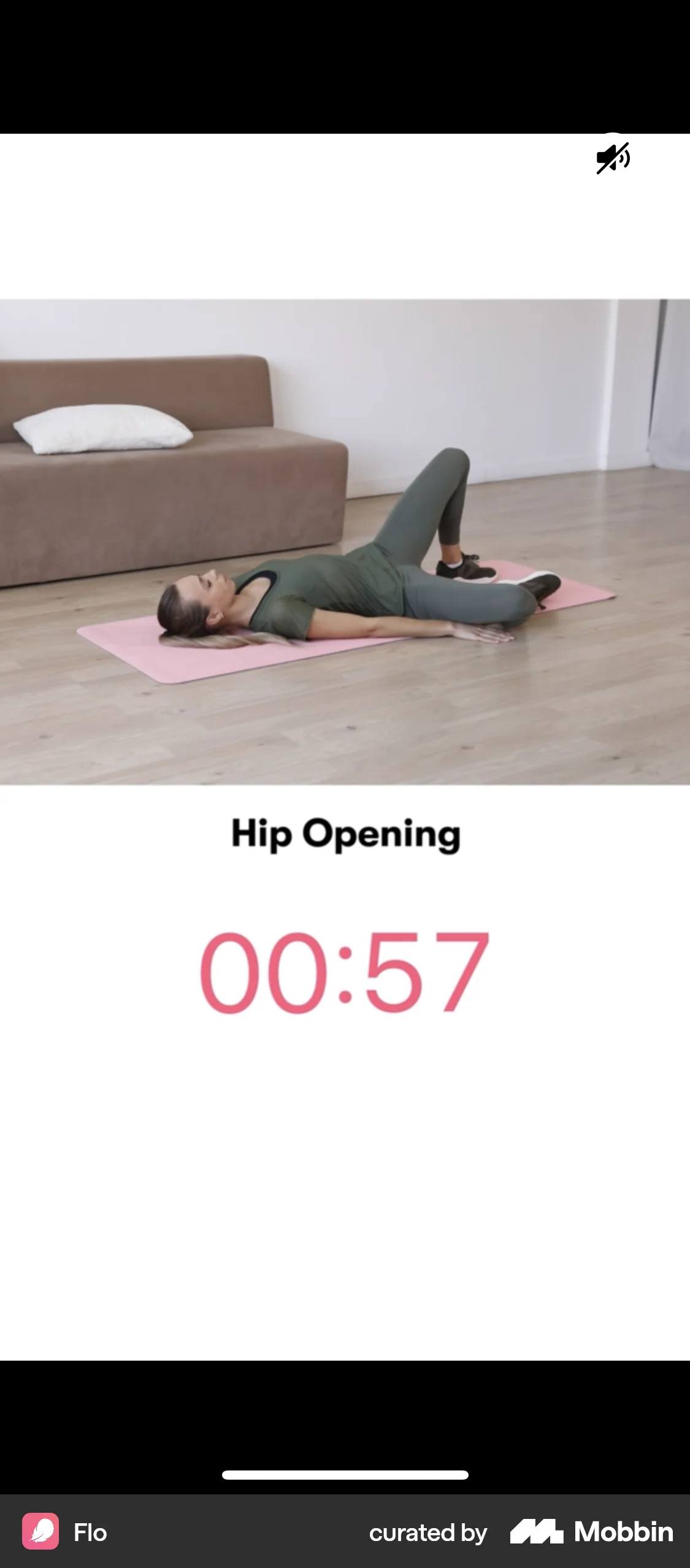 Flo iOS Timer & Clock screen