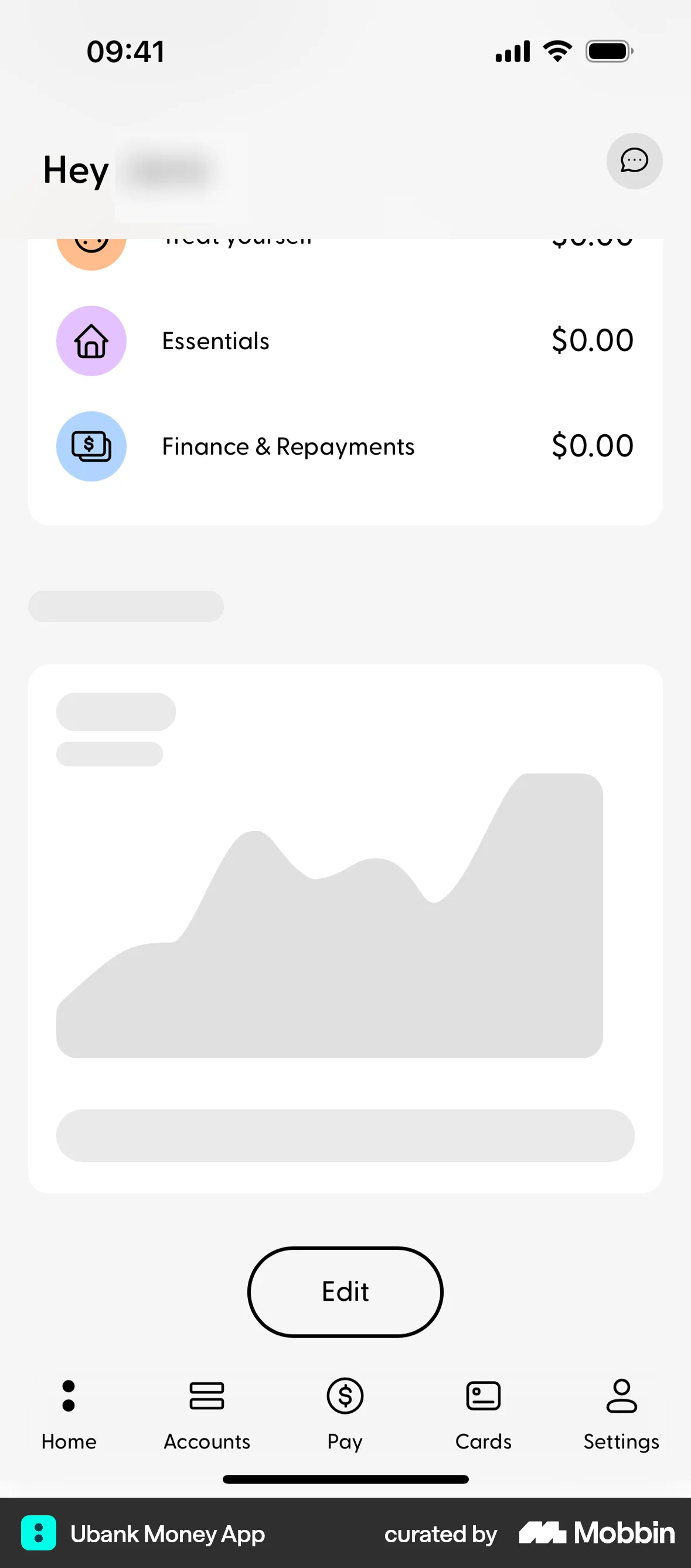 Ubank Money App iOS Loading screen