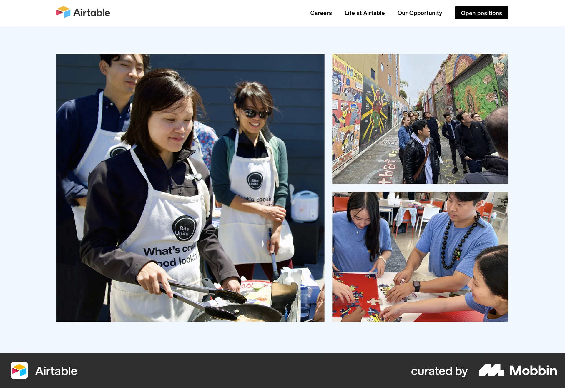 Airtable Web screen containing Gallery UI element