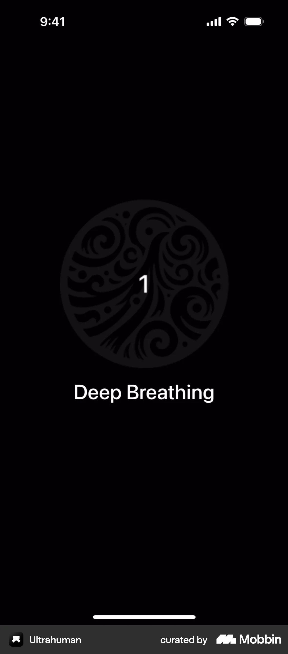 Ultrahuman iOS Timer & Clock screen