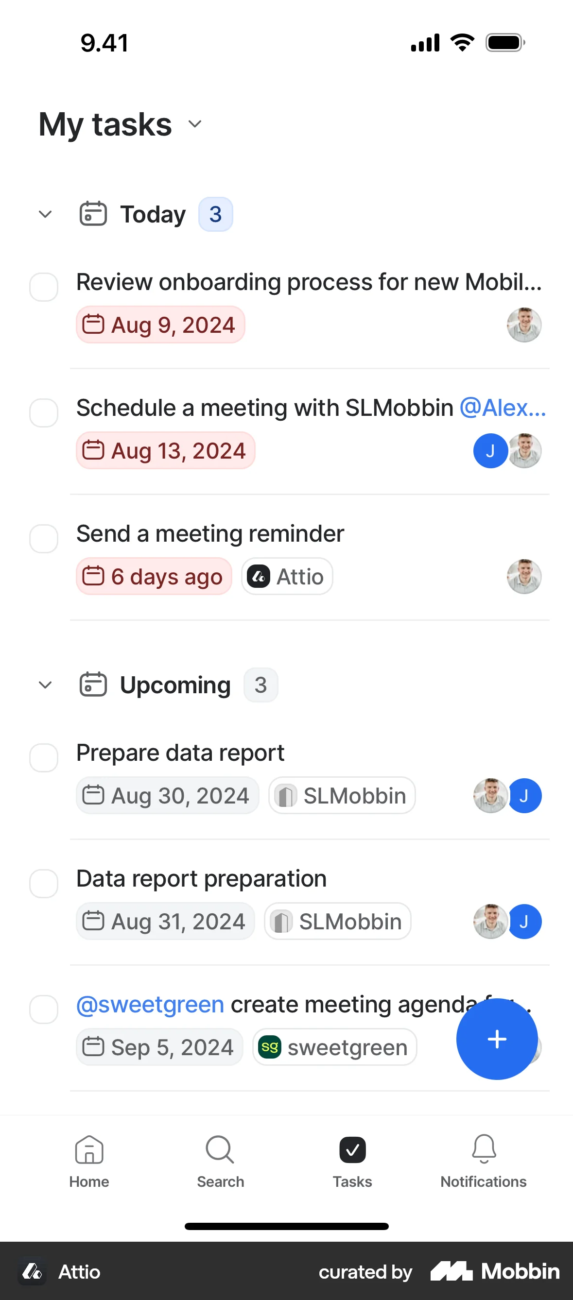Attio iOS screen containing Accordion UI element