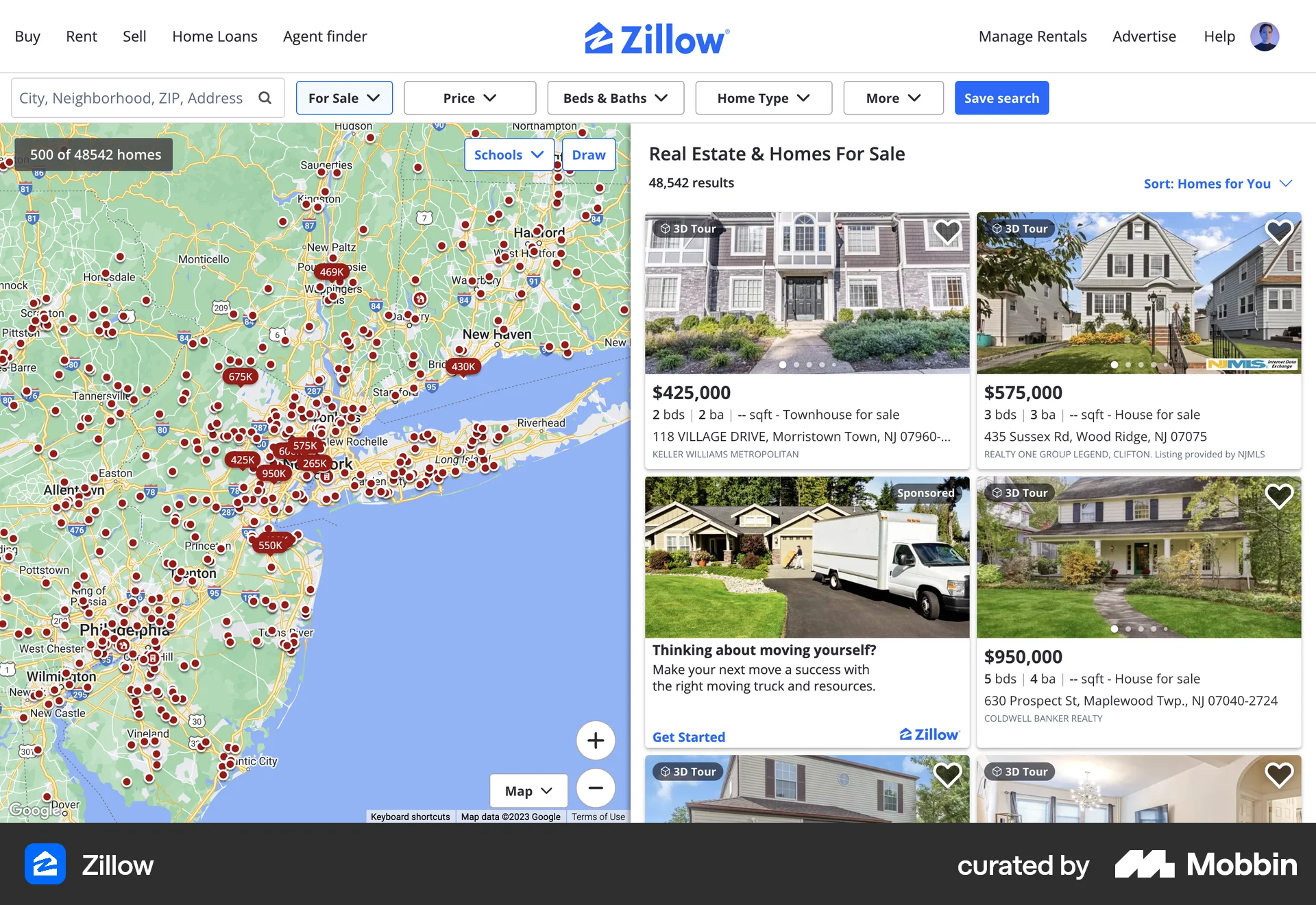 Zillow screen