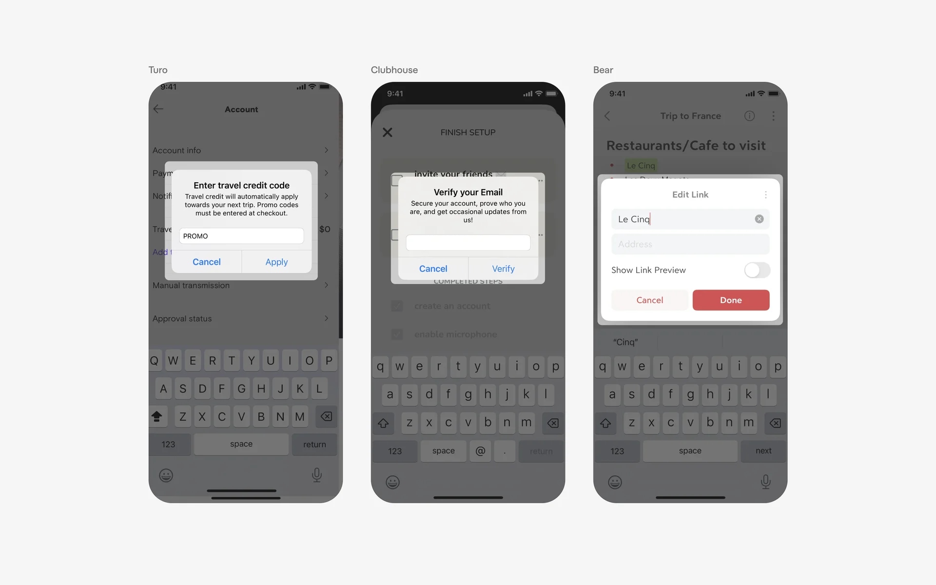 Dialog UI Design: Best practices, Design variants & Examples | Mobbin