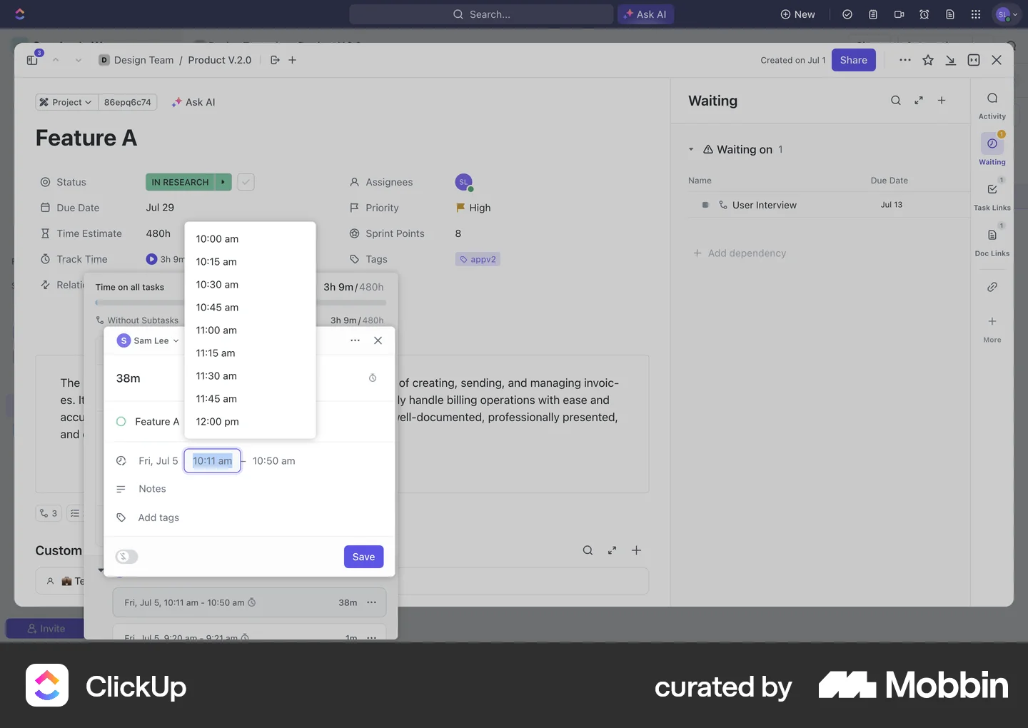 Time Sample Ui Time Selector UI Design Examples for Web Apps