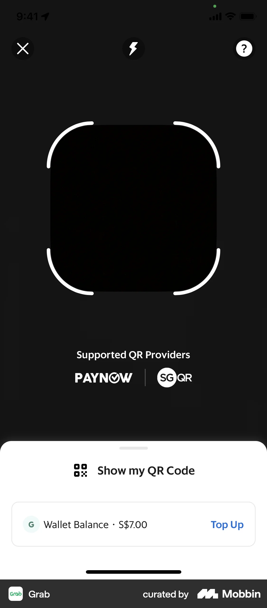 Grab iOS Camera & Scanner screen