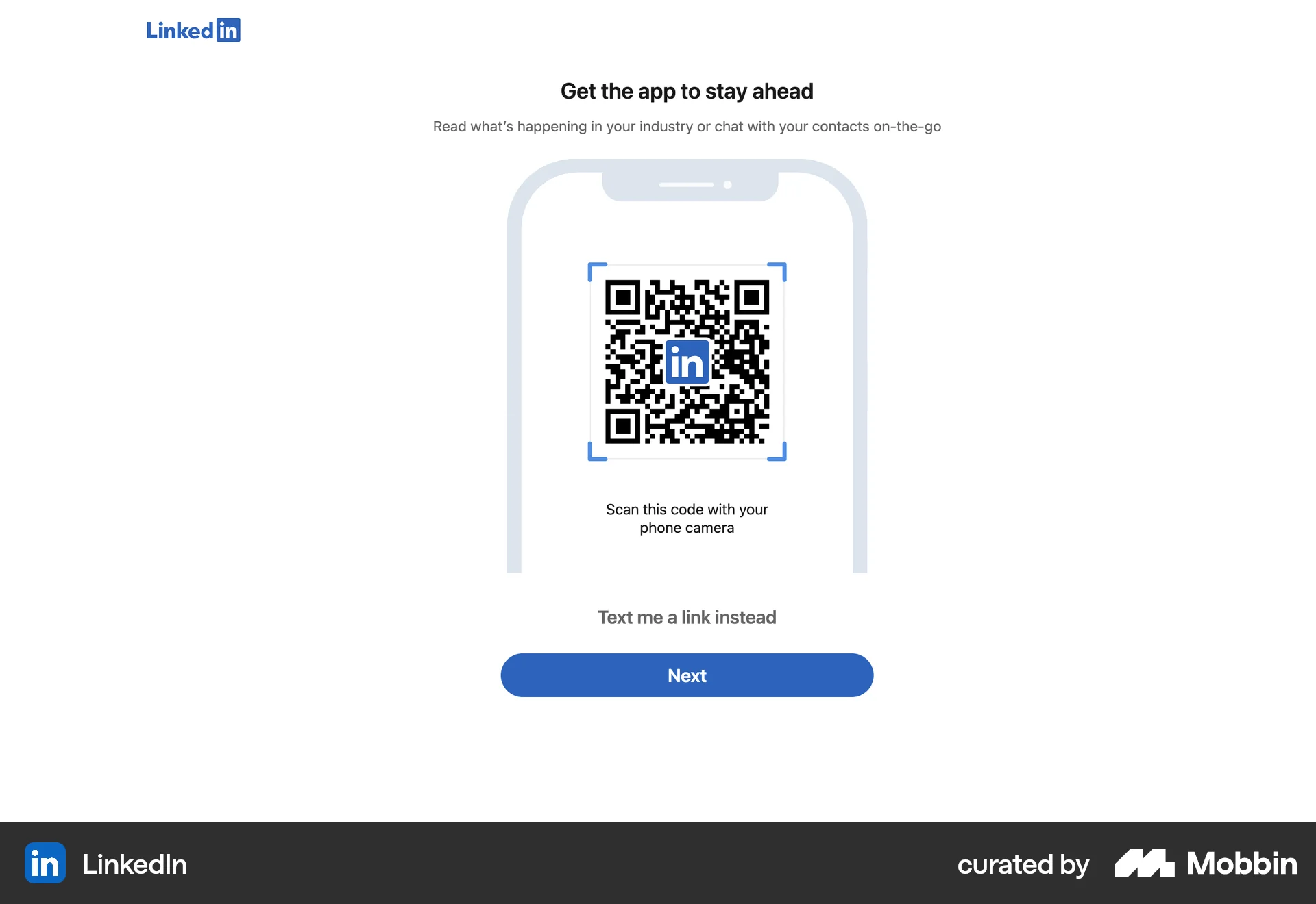 LinkedIn Web Jobs & Recruitment App screen