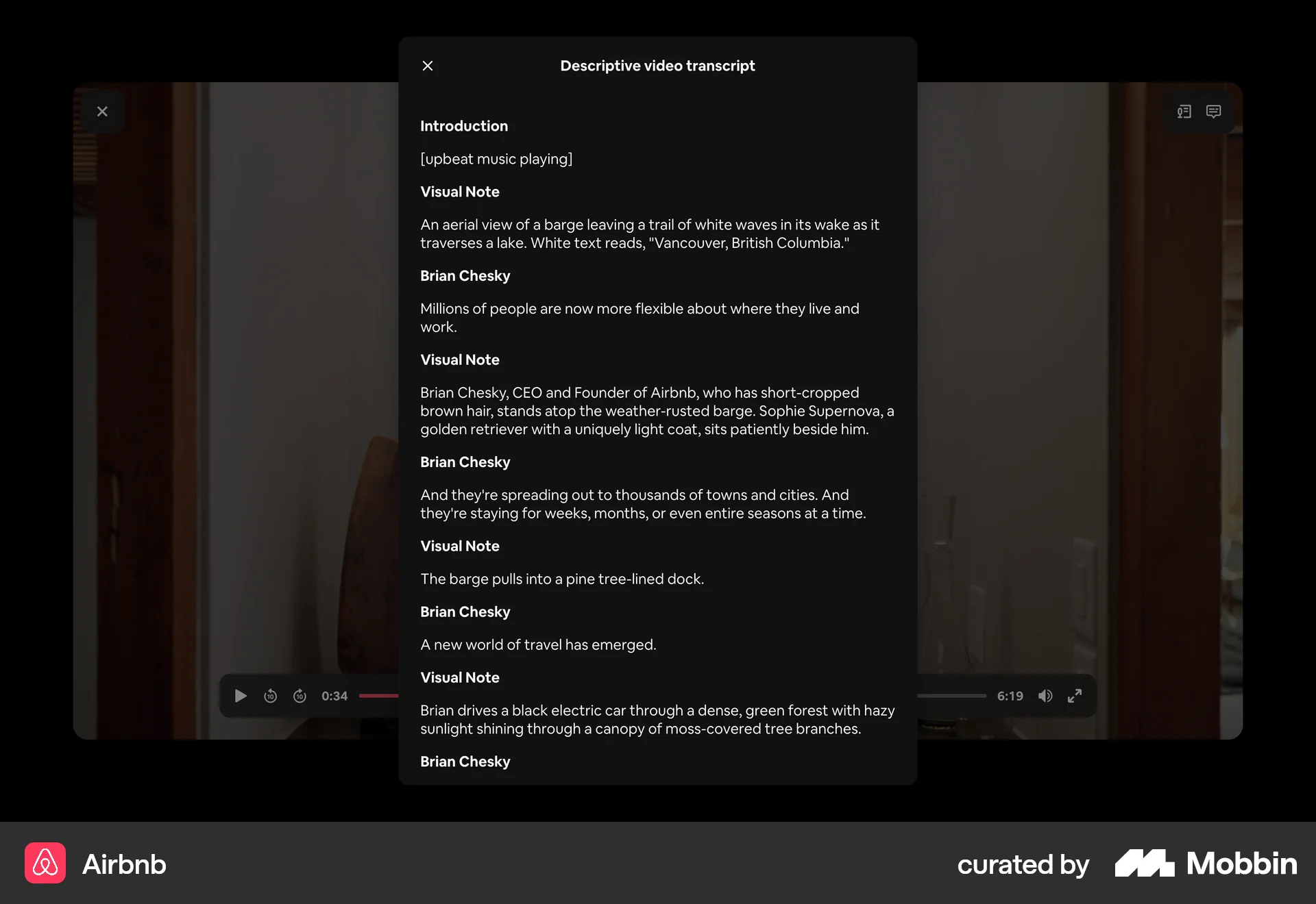 Airbnb Web screen containing Modal UI UI element