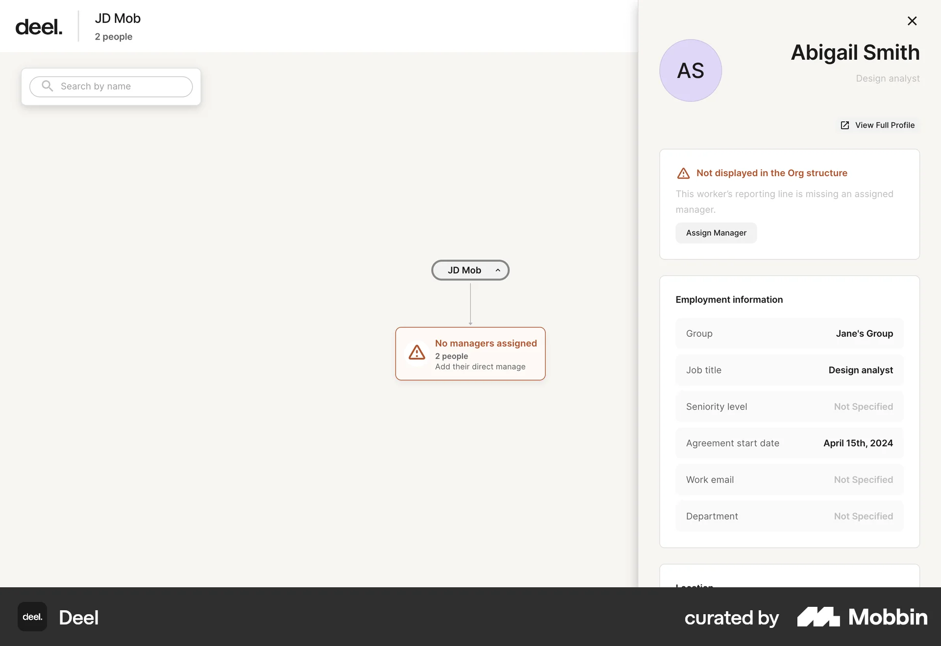 Deel Web Error screen