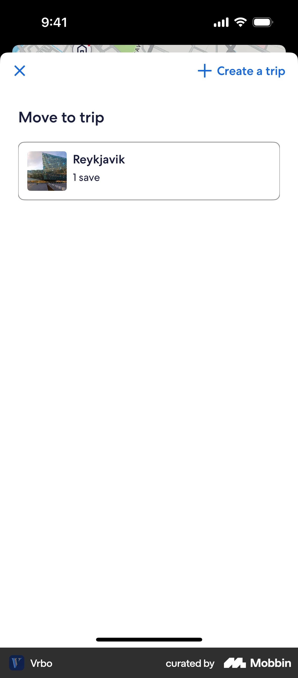 Vrbo iOS Move screen
