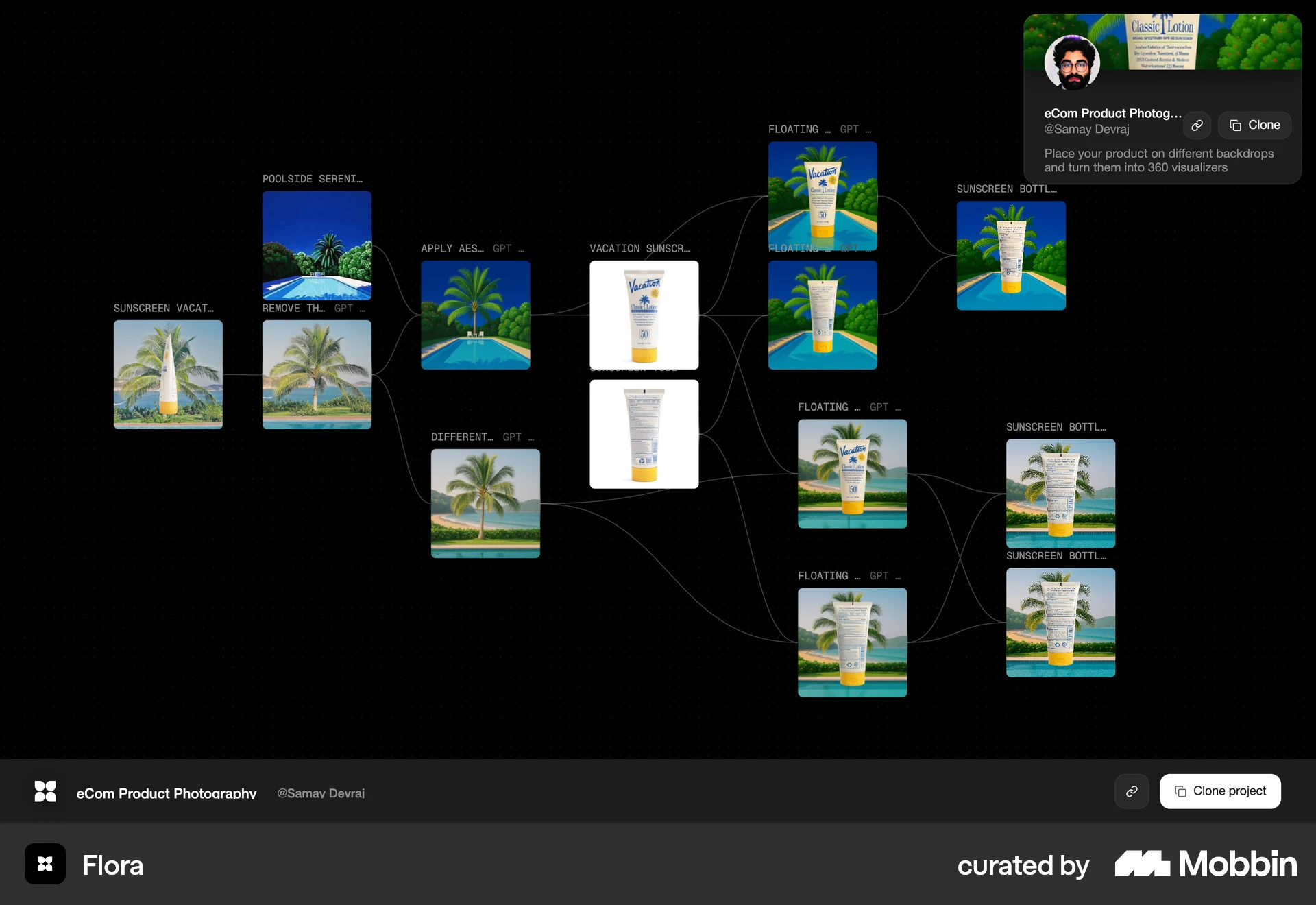 FLORA Web Other Content screen