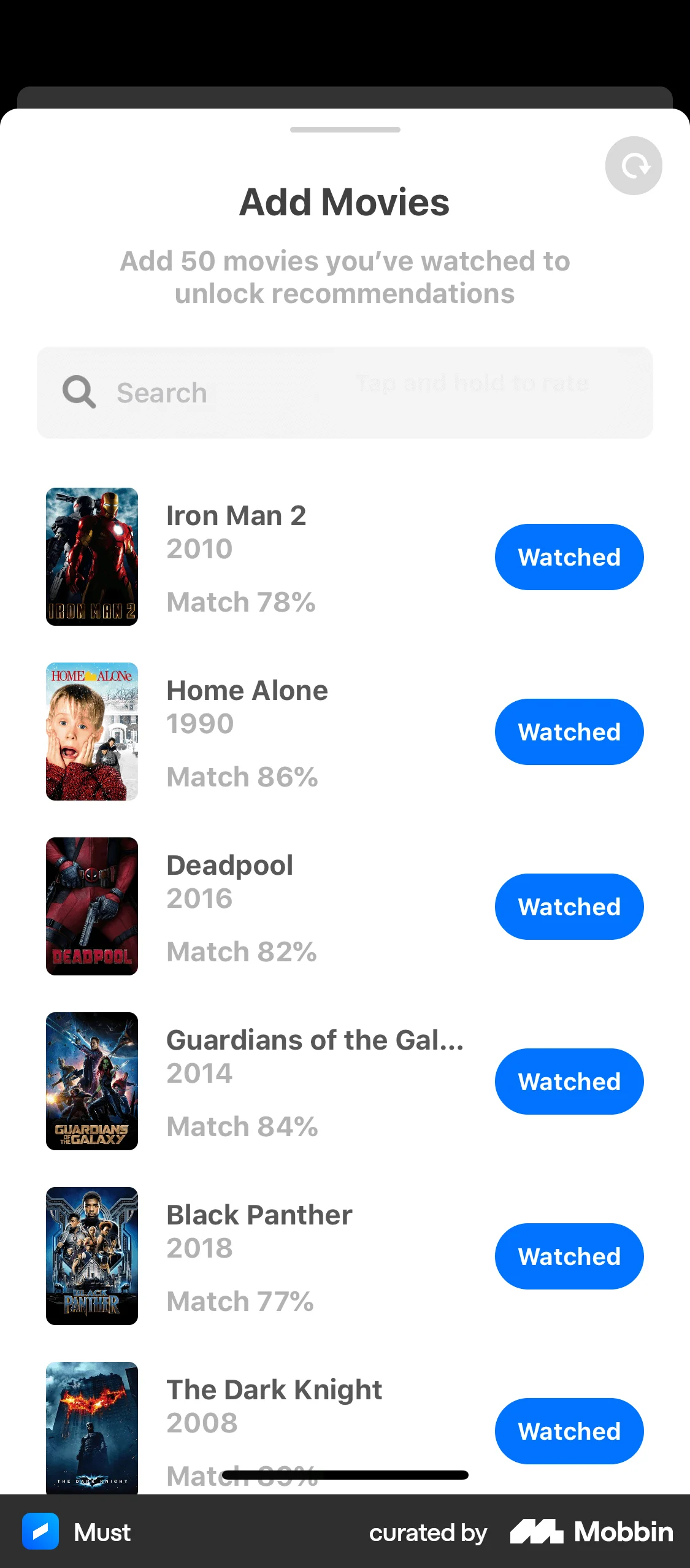 Must iOS TV Show & Movie Detail screen