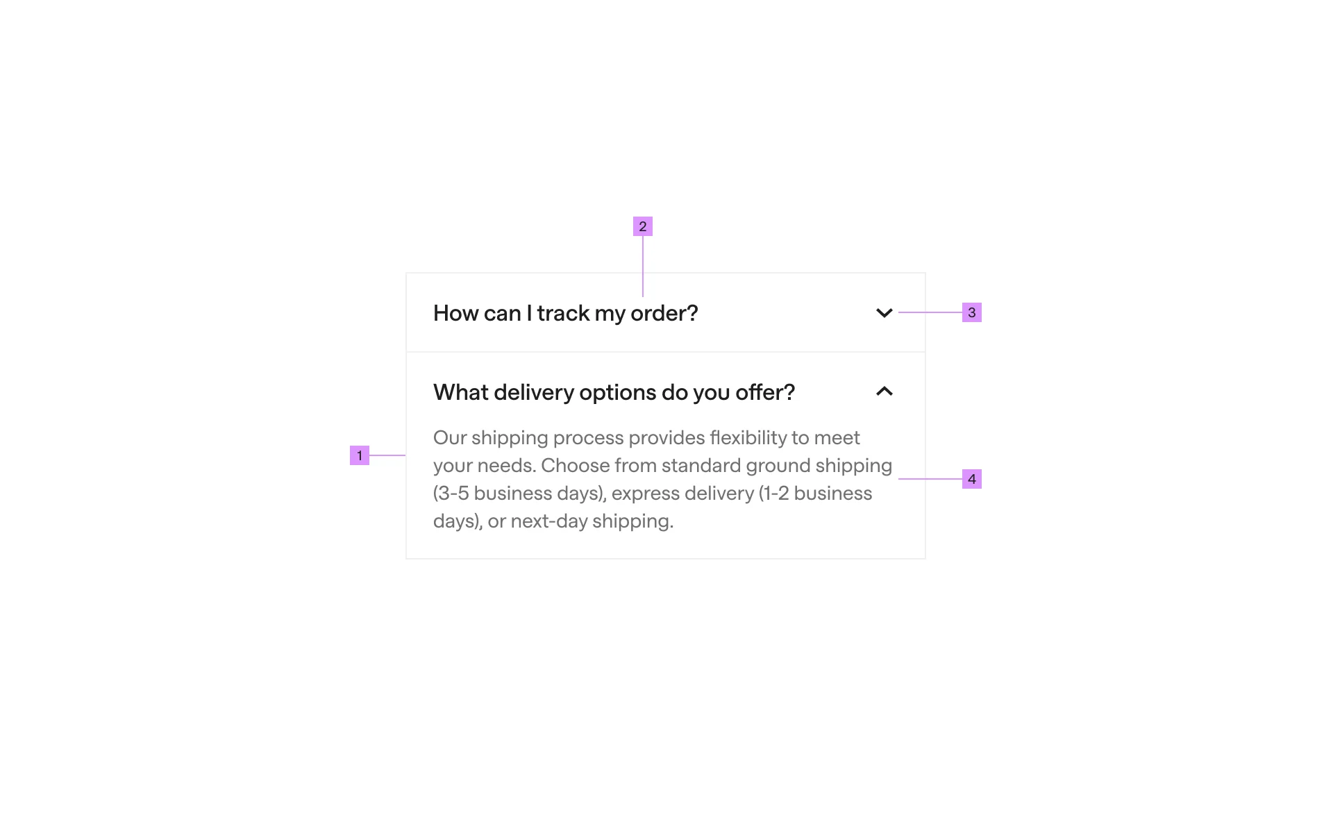 Accordion UI Design: Best practices, Design variants & Examples | Mobbin