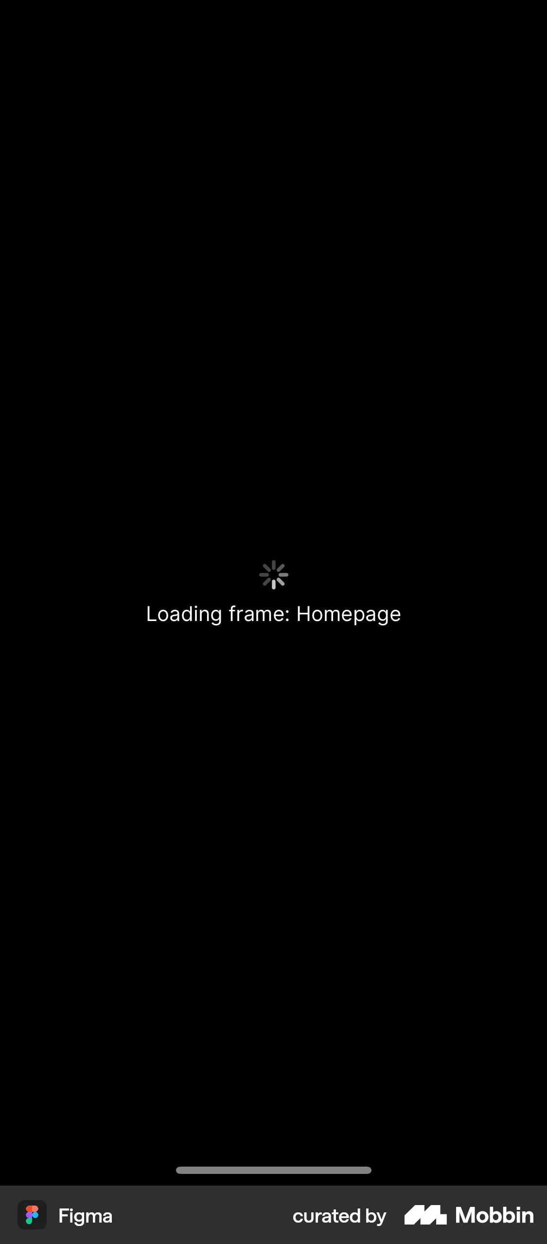 Figma iOS screen containing Spinner UI UI element