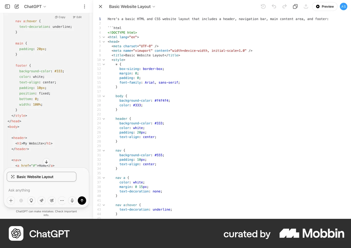 Html Code Ide Code Compare Mode Ui Code Editor Screen UI Examples and Roundups