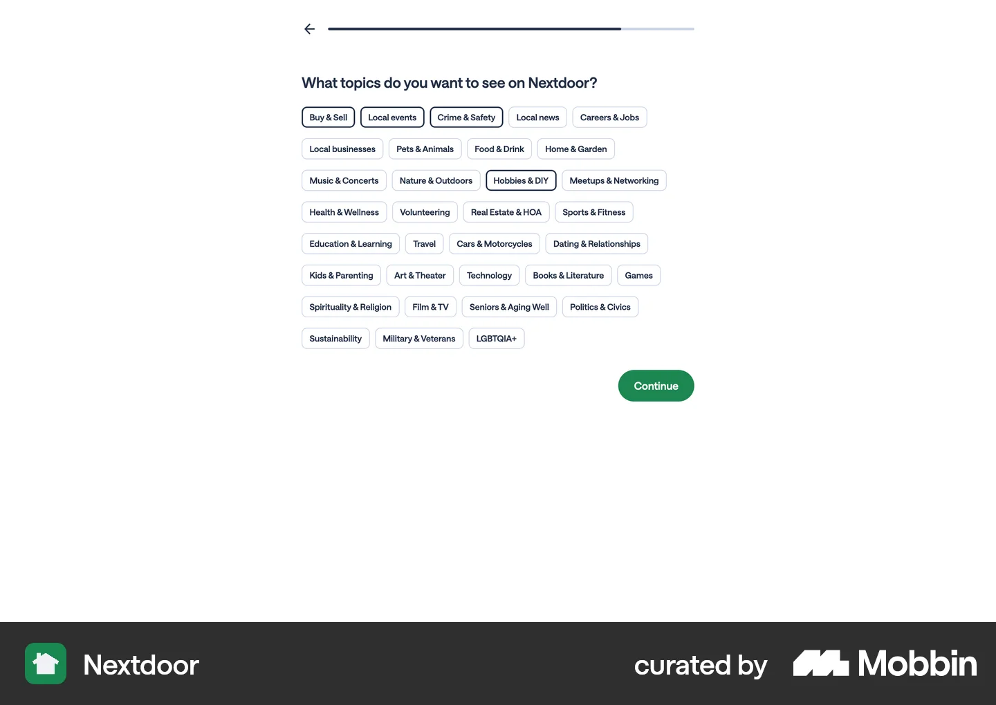 Account Setup Screen Account Setup UI Design Screens