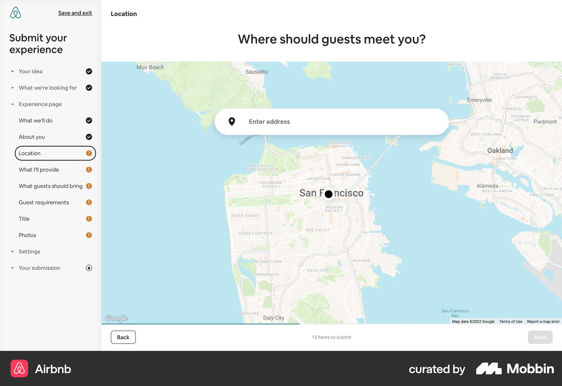 Airbnb Web Real Estate App screen