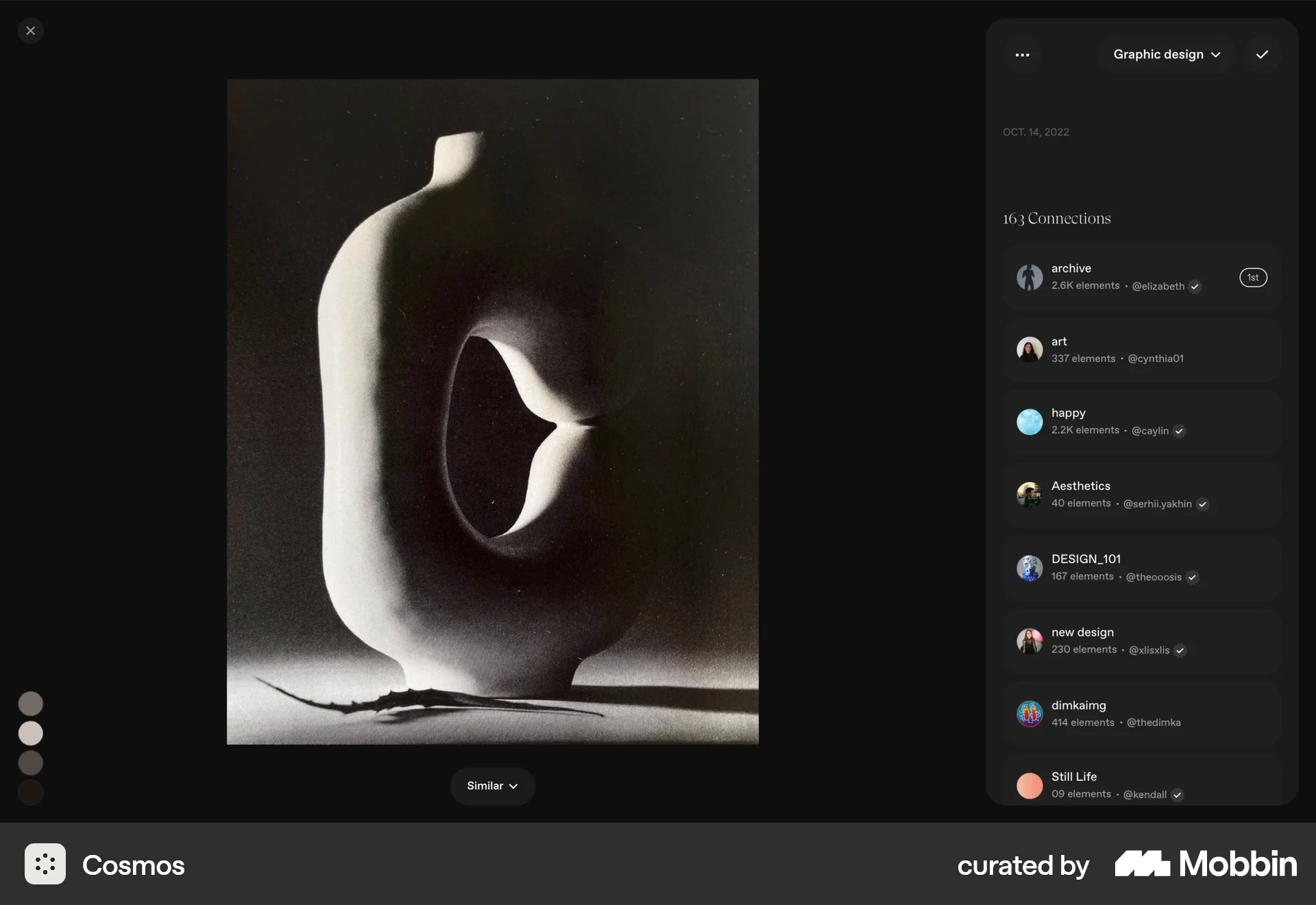 Cosmos Web Post Detail screen
