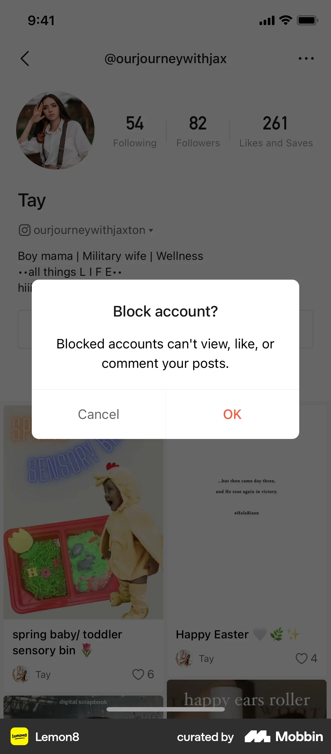 Lemon8 iOS Ban & Block screen